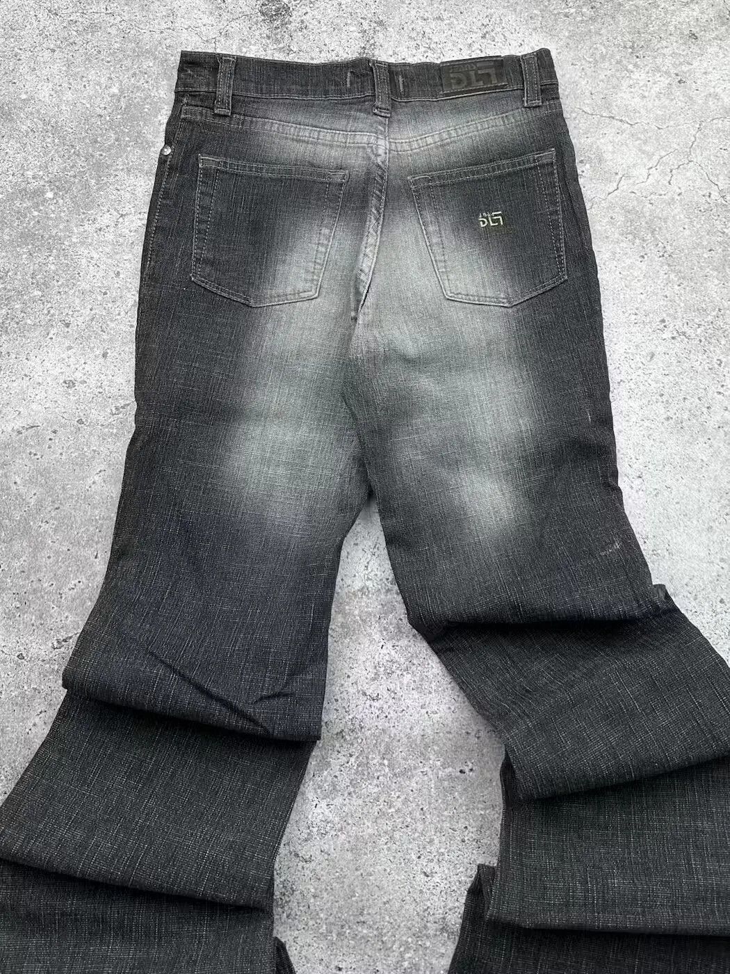 Japanese Brand Vintage Faded Flare Jeans C550(V213) Size 26" / US 2 / IT 38 - 6 Thumbnail