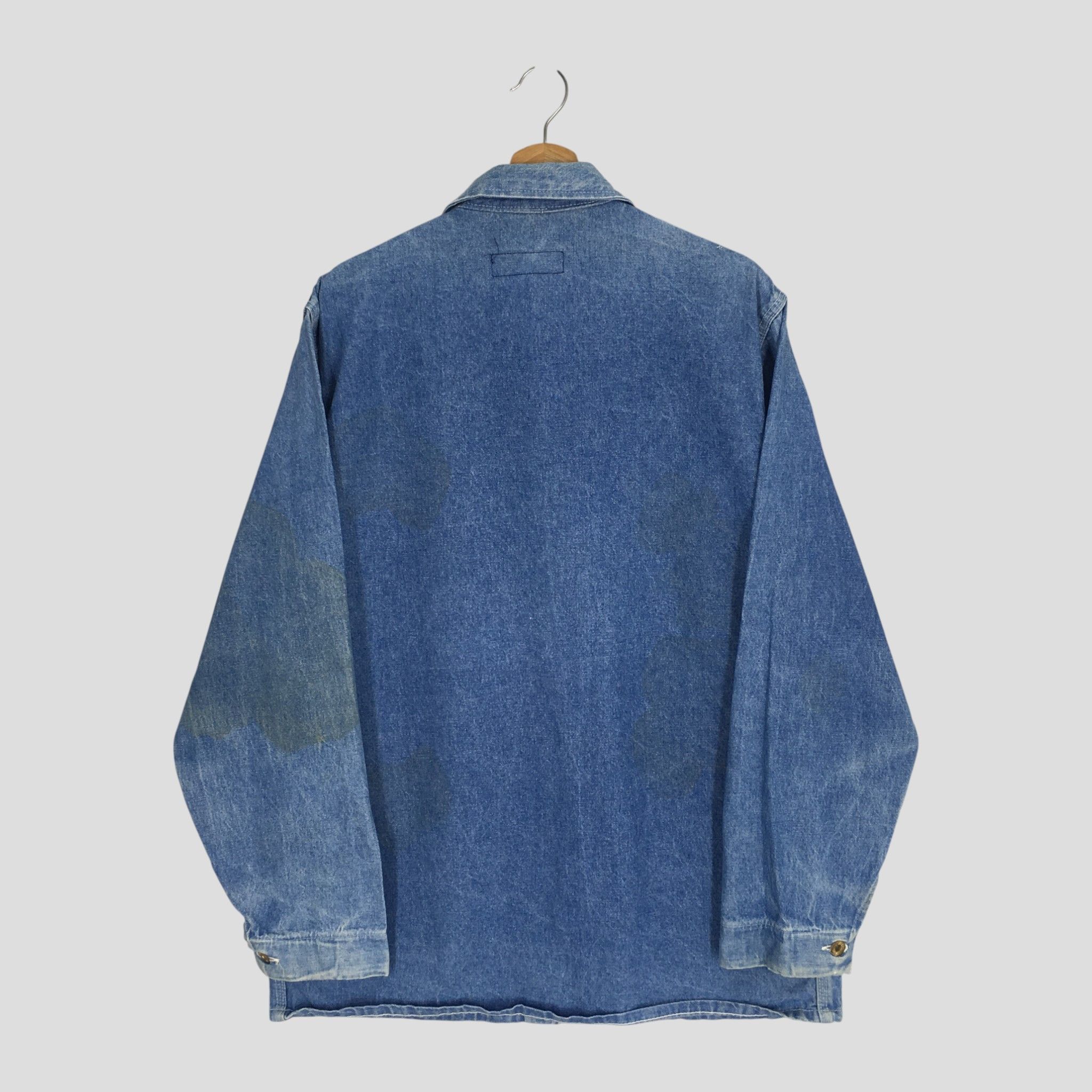 Universal Overall Chicago Vintage 90's Universal Overall Stone Cutter Usa Denim Size US L / EU 52-54 / 3 - 2 Thumbnail