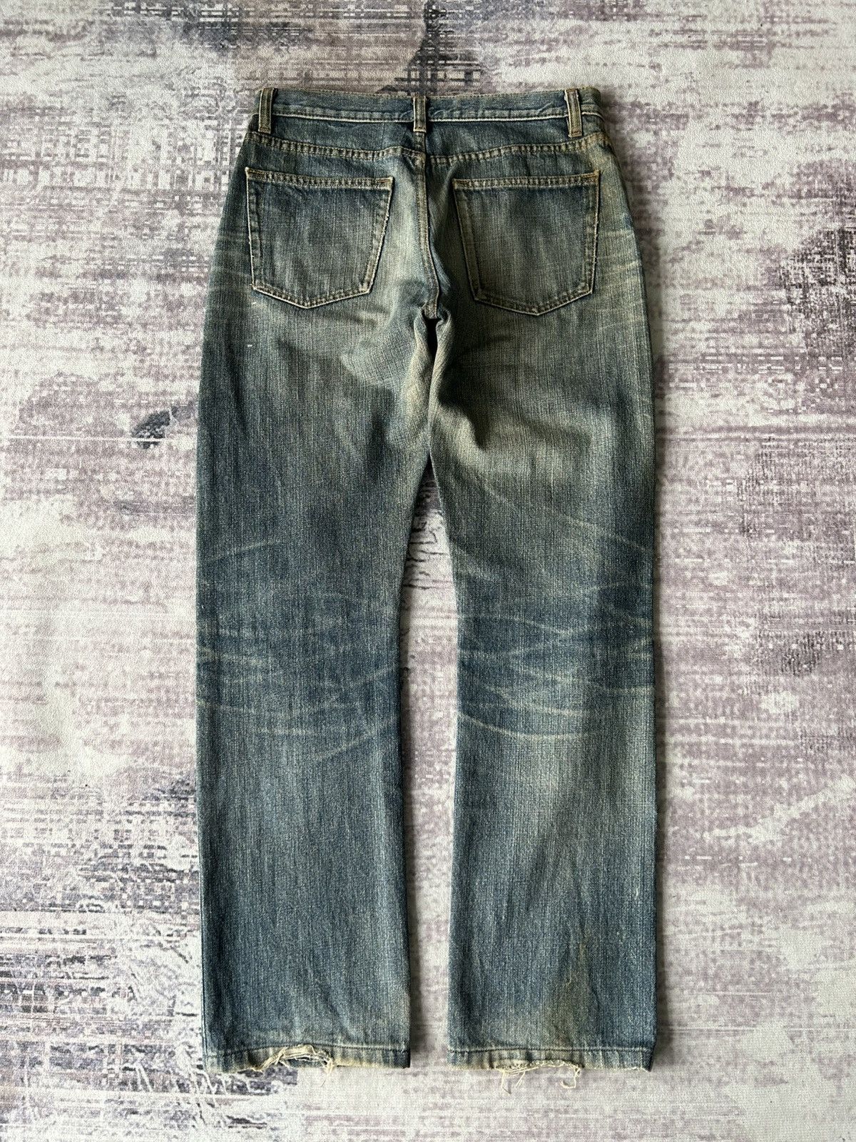 Helmut Lang Vintage Helmut Lang Indigo Washed Jeans Size US 30 / EU 46 - 2 Thumbnail