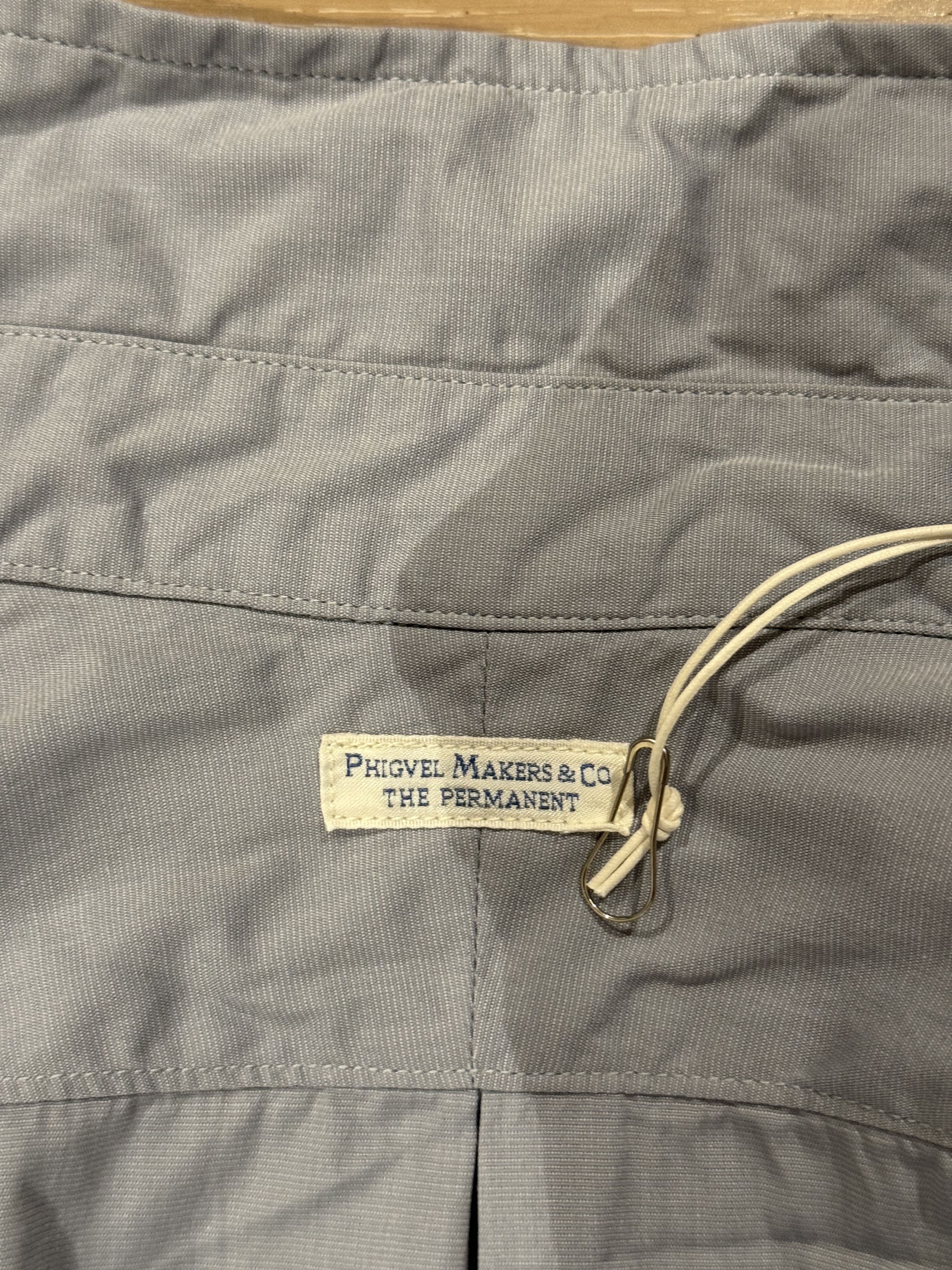 PHIGVEL MAKERS & Co. 💚 Phigvel Makers & Co. Regular Collar Dress Shirt Old Sax Size US M / EU 48-50 / 2 - 12 Thumbnail