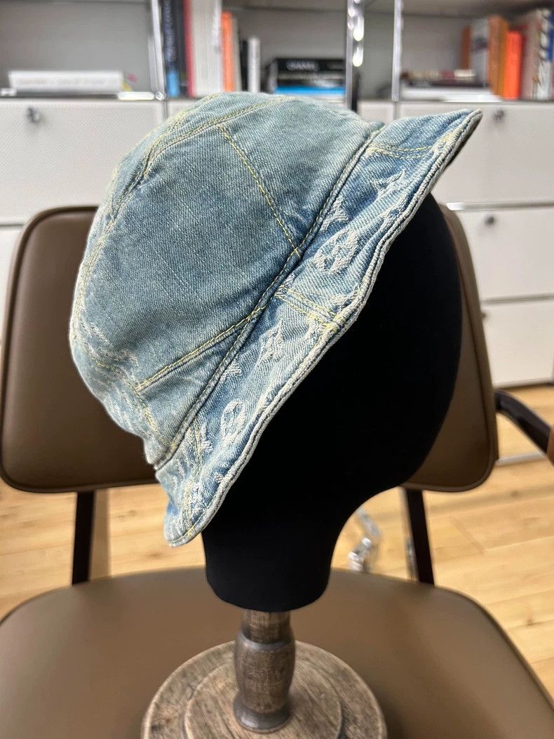 Louis Vuitton Louis Vuitton Washed Old Cowboy Fisherman's Hat Size ONE SIZE - 4 Thumbnail