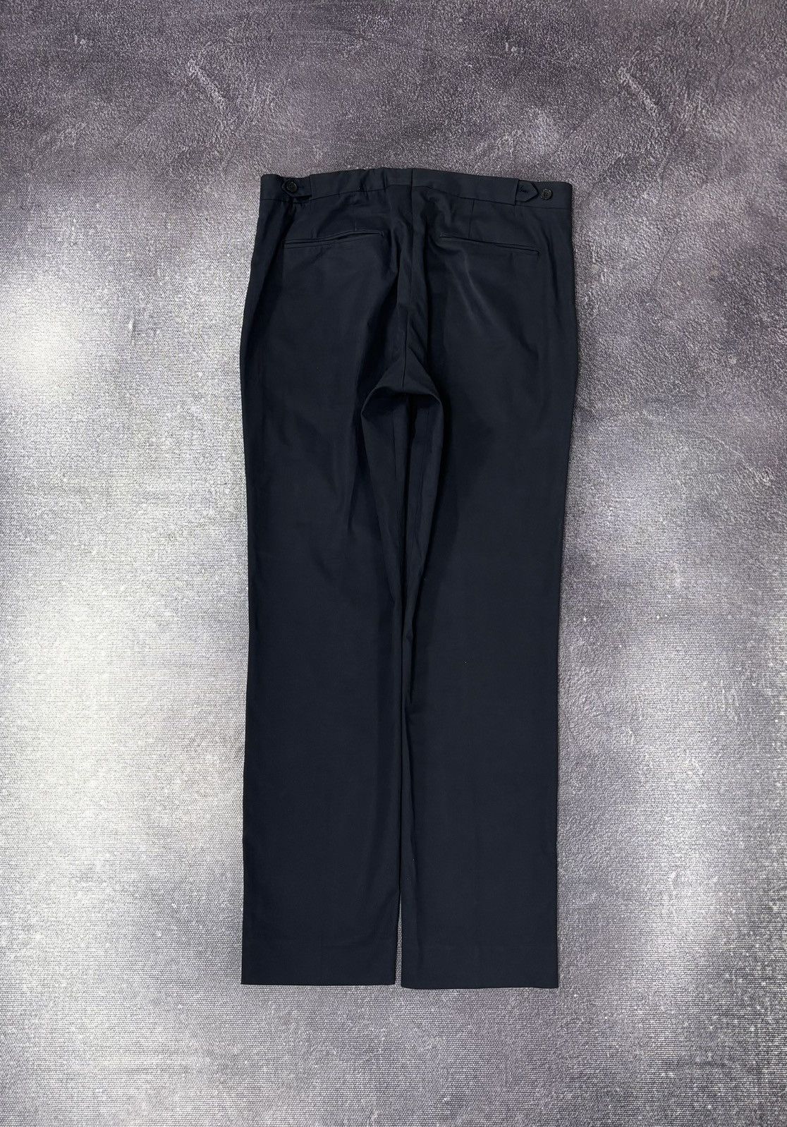 Sandro Sandro Paris Men’s Navy Blue Straight Fit Cotton Blend Pants Size US 32 / EU 48 - 2 Thumbnail