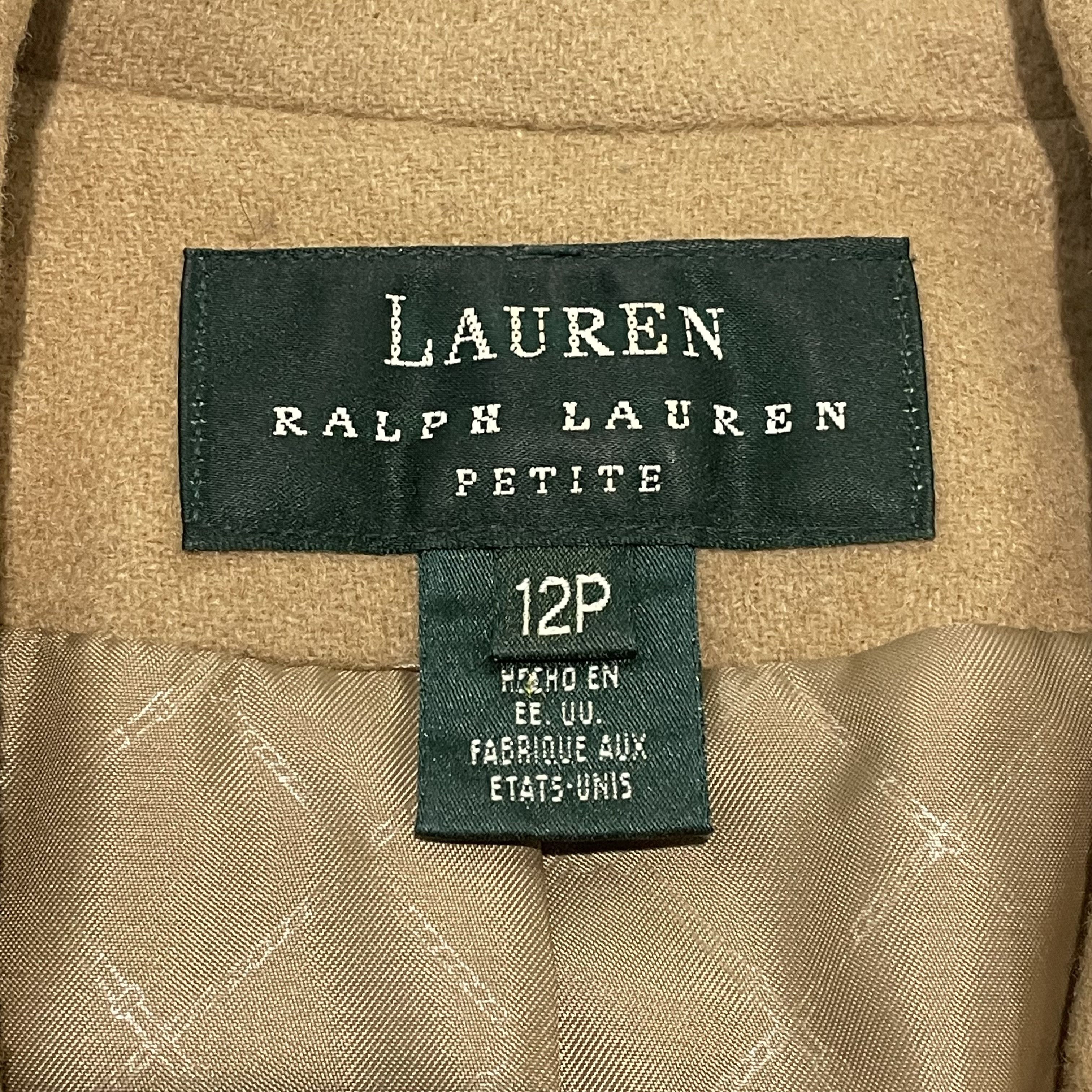 Lauren Ralph Lauren Lauren Ralph Lauren Camel Hair Blazer Women's 12P Sportcoat Size XL / US 12-14 / IT 48-50 - 3 Thumbnail