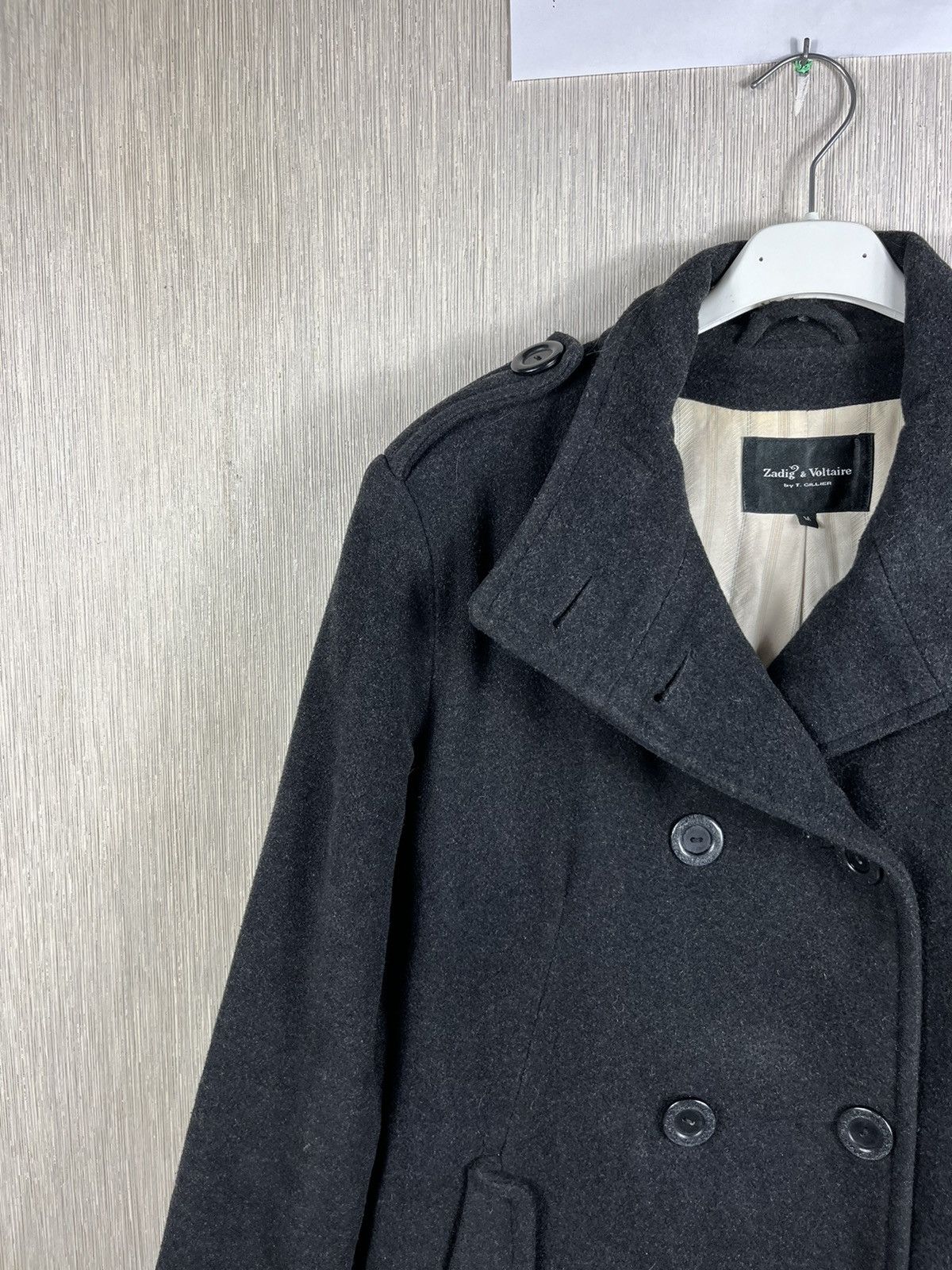 Designer × Zadig & Voltaire Zadig & Voltaire by T. Gillier double-breasted wool coat Size M / US 6-8 / IT 42-44 - 5 Thumbnail