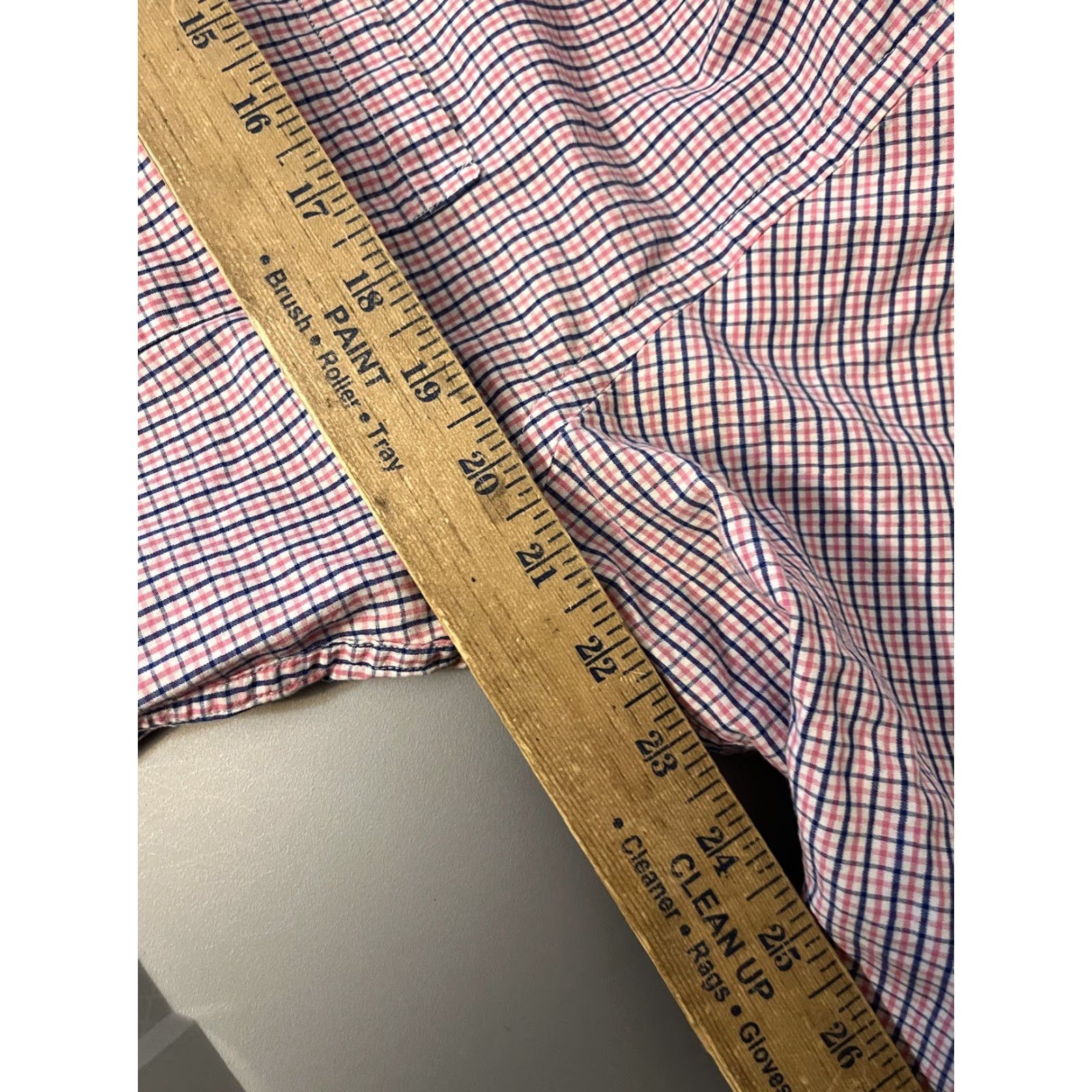 J.Crew J.CREW Men’s Shirt Button-Down Long Sleeve Pink Gingham Slim Fit Size L Regular Knit 100% Cotton Casual Vintage: No Size US L / EU 52-54 / 3 - 4 Thumbnail
