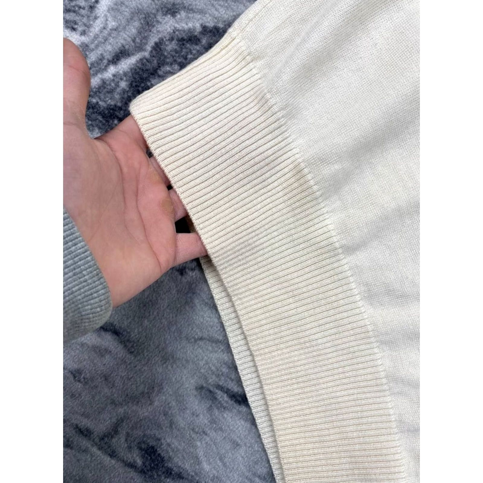 Rossignol Rossignol Castelbajac Wool Knit Sweater Logo Men Size M White Crew Neck Pullover Winter Ski Casual Vintage: No Regular Knit Size US M / EU 48-50 / 2 - 4 Thumbnail