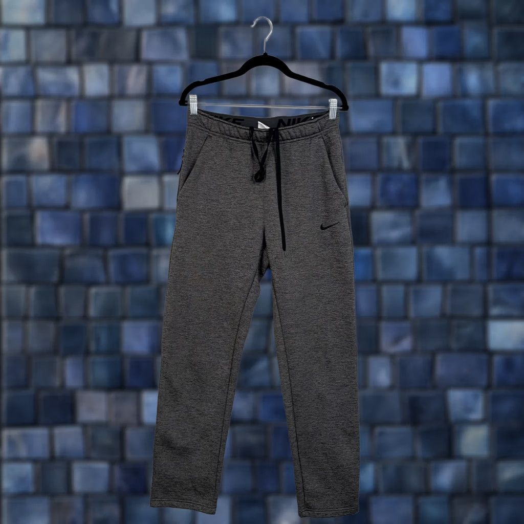 Nike Nike Therma-FIT Pants Mens Small Gray Fleece Joggers Sweatpants Athletic Size US 29 - 1 Thumbnail