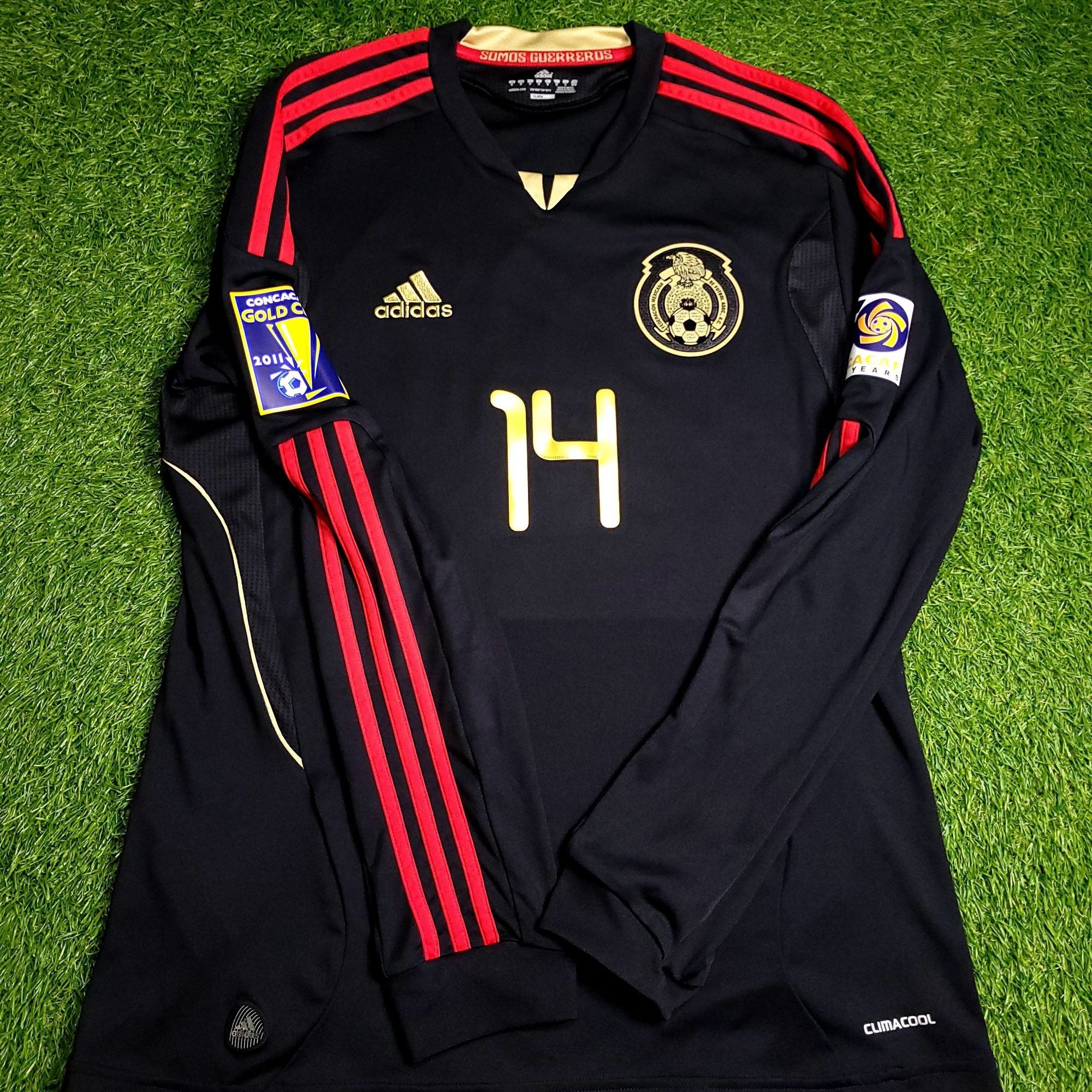 Adidas Chicharito Mexico 2011 GOLD CUP FINAL Soccer Jersey M Size US M / EU 48-50 / 2 - 2 Thumbnail