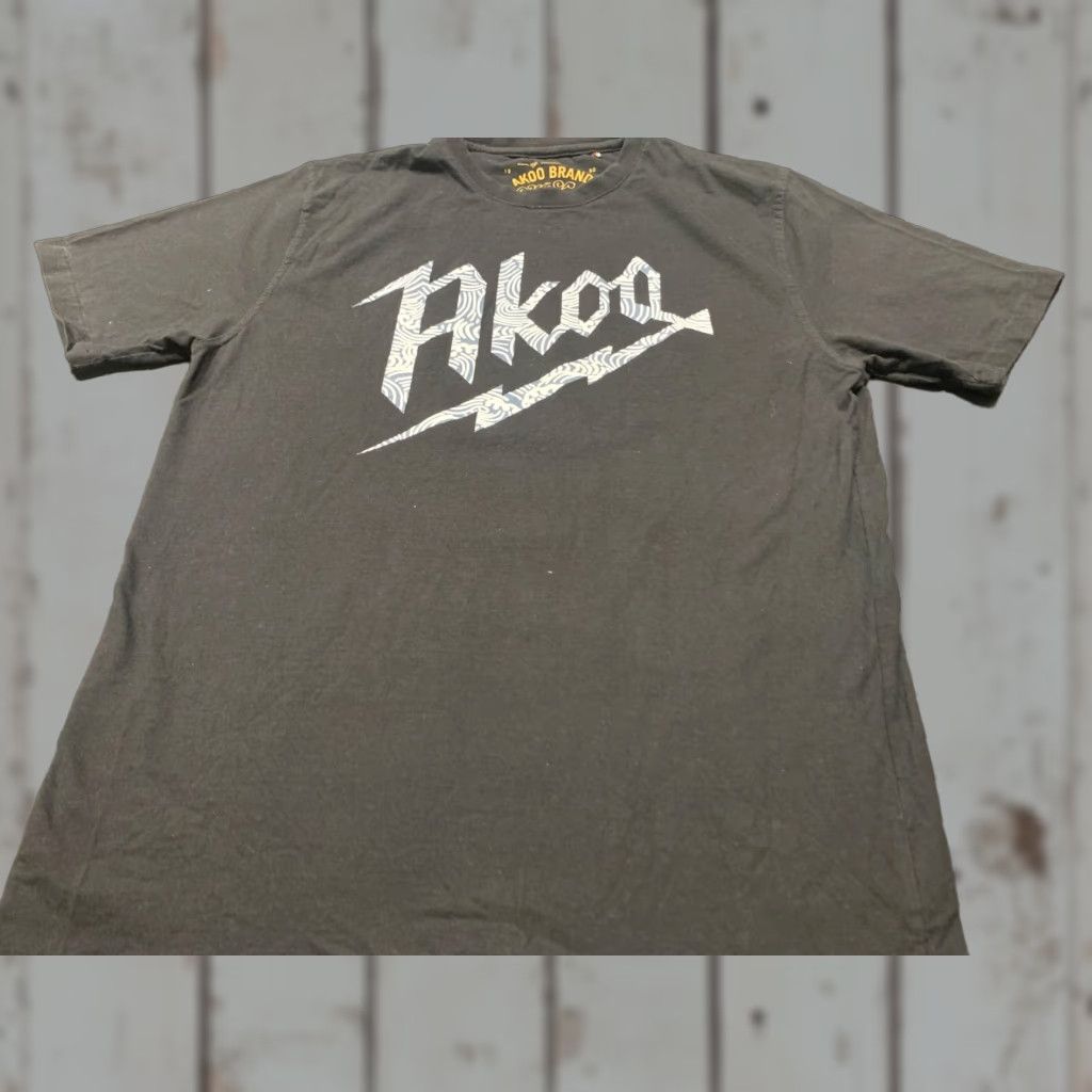 CO AKOO Black Graphic Lightning T-Shirt Crewneck Adult Large - Slim Fit Mens Size US L / EU 52-54 / 3 - 1 Thumbnail