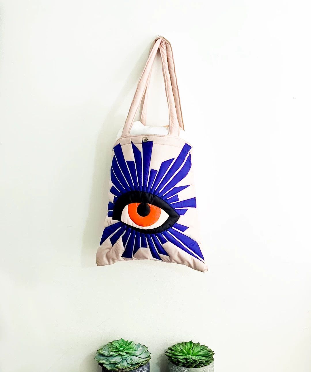 House of Errors House Of Errors All Seeing Eye Puffer Tote Bag Size ONE SIZE - 1 Thumbnail