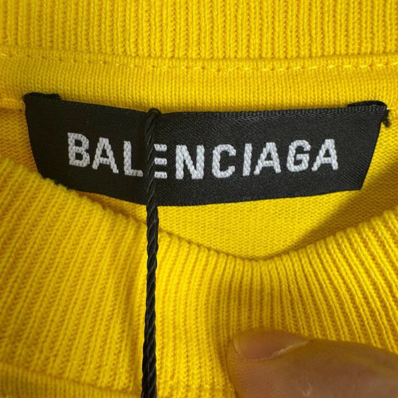 Balenciaga Balenciaga X-RATED Yellow Short Sleeve T-Shirt Size US XS / EU 42 / 0 - 3 Thumbnail