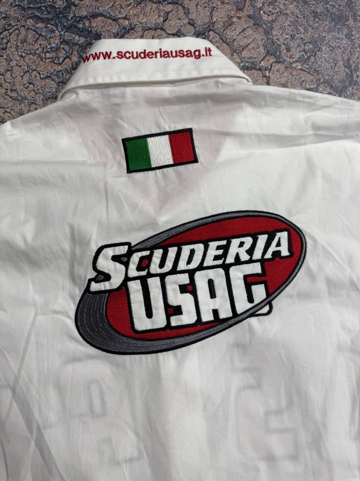 Vintage MAGLIA CAMICIA usag 2012 TORO ROSSO DUCATI APRILIA FORMULA1 Size US L / EU 52-54 / 3 - 15 Thumbnail