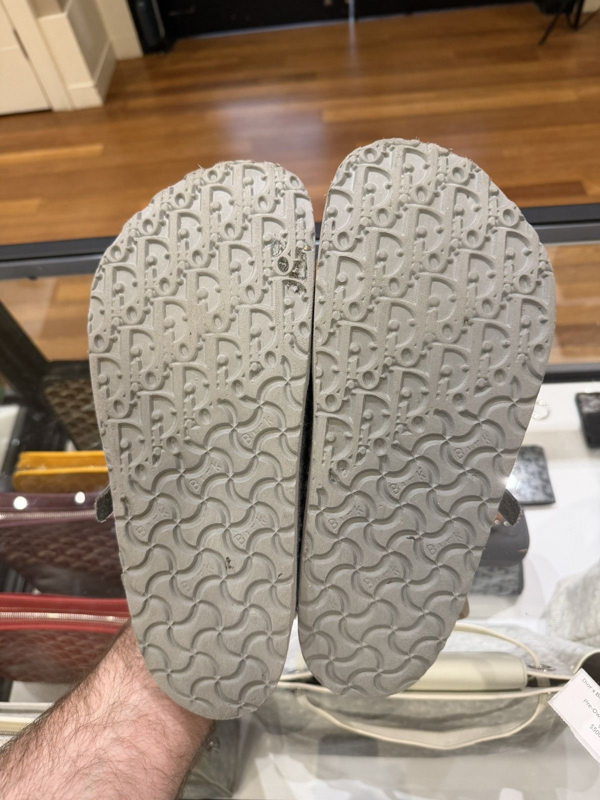 Dior Dior x Birkenstock Felt Clog - Grey Size US 9 / EU 42 - 11 Thumbnail