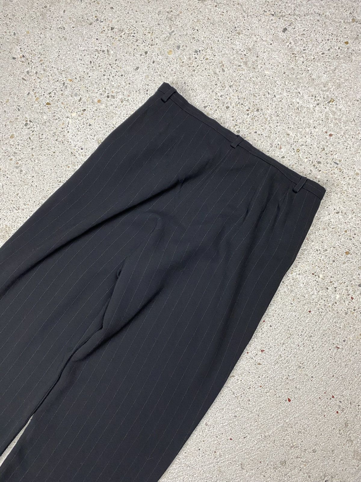 Armani Collezioni Armani collezioni vintage striped suit black wool old money Size 30" / US 8 / IT 44 - 20 Thumbnail