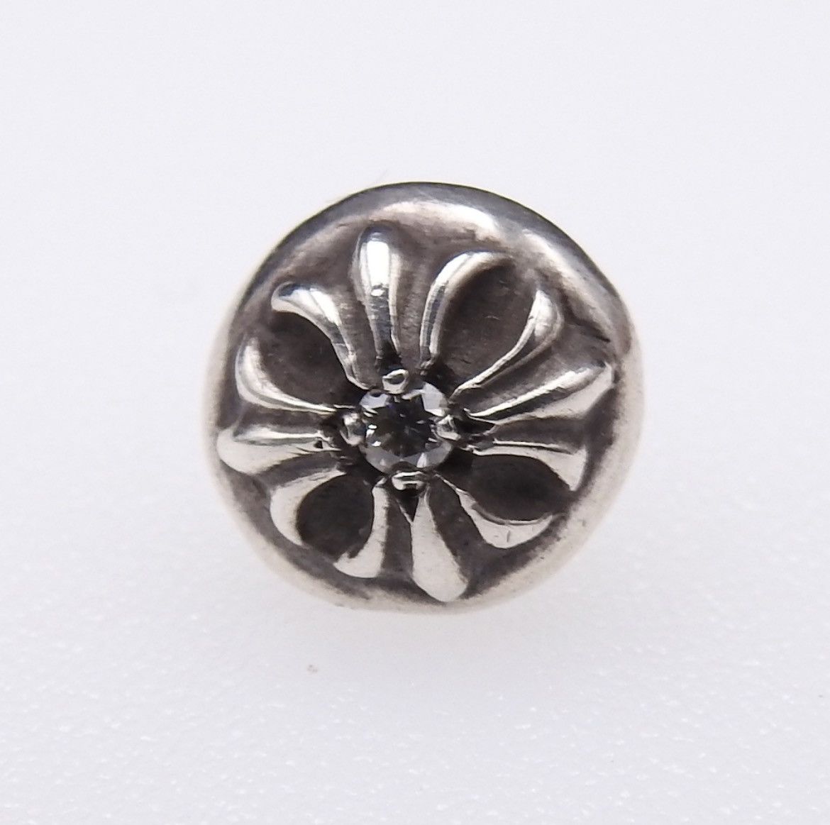 Chrome Hearts Chrome Hearts stud cross ball diamond earring Size ONE SIZE - 1 Thumbnail