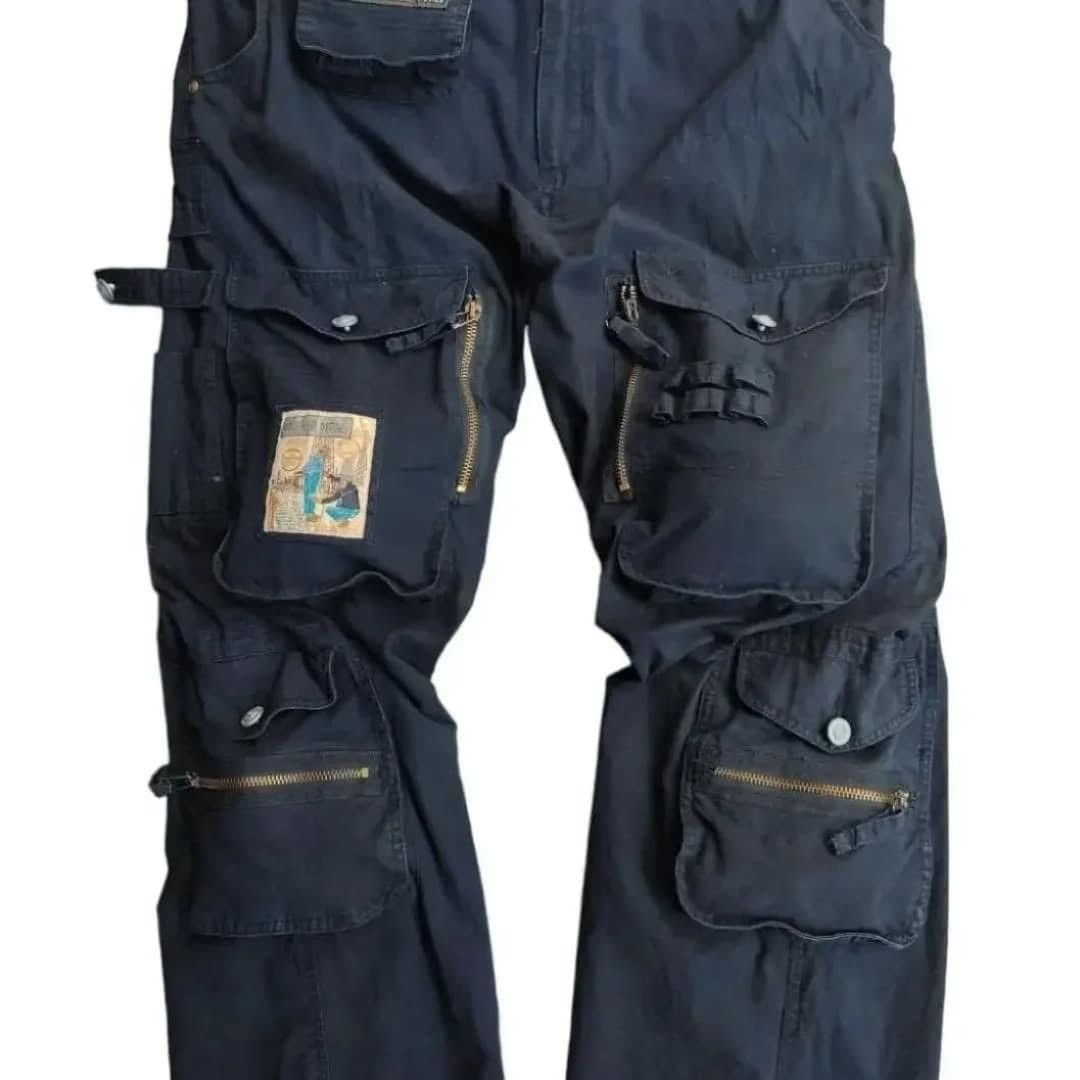 Japanese Brand × Vintage Worker man multi pocket pants Size US 36 / EU 52 - 5 Thumbnail