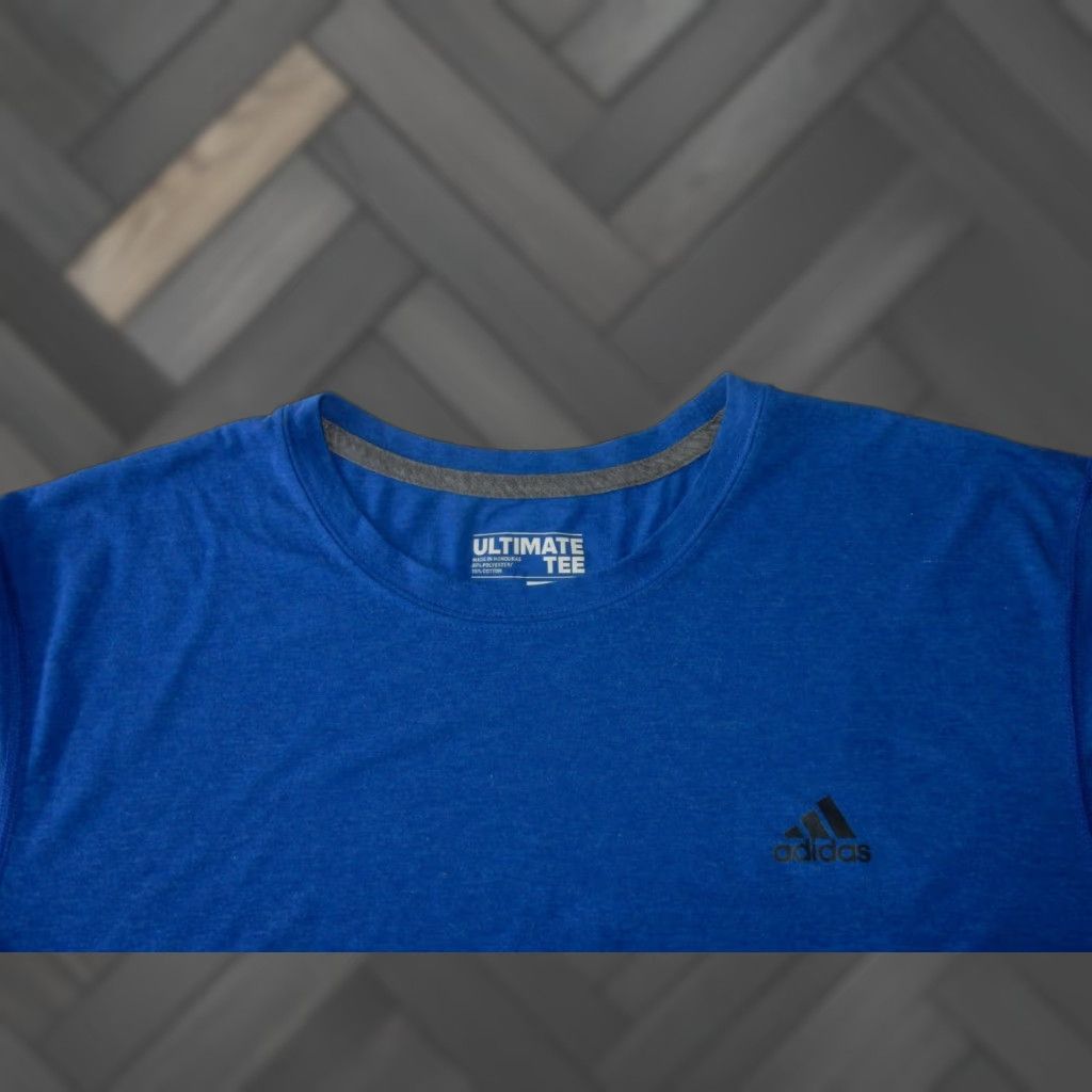 Adidas Adidas Men's T Shirt XXL Climalite Activewear Short Sleeve Polyester Blue Mens 2XL Size US XXL / EU 58 / 5 - 1 Thumbnail