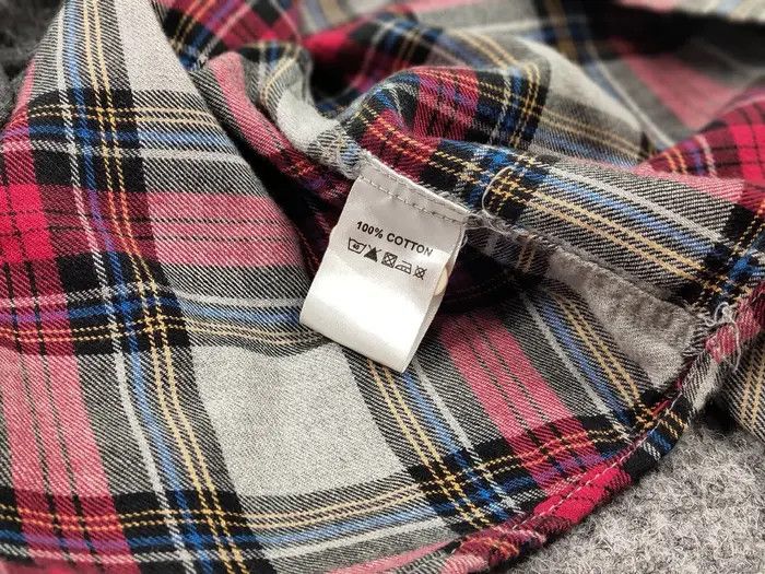 Flannel Vintage Flannel Shirt Plaid Checkered Travis Scott Style Size US L / EU 52-54 / 3 - 8 Thumbnail
