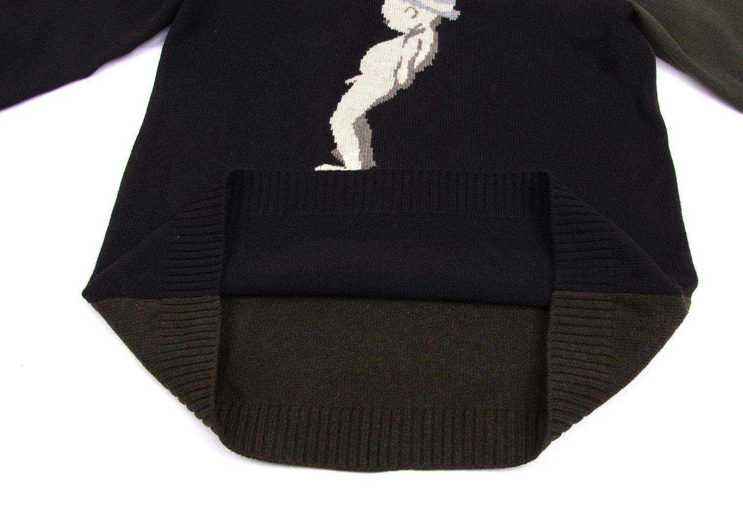 Yohji Yamamoto Yohji Yamamoto Wool Knitwear in Black, Brown, Khaki Size US M / EU 48-50 / 2 - 8 Thumbnail