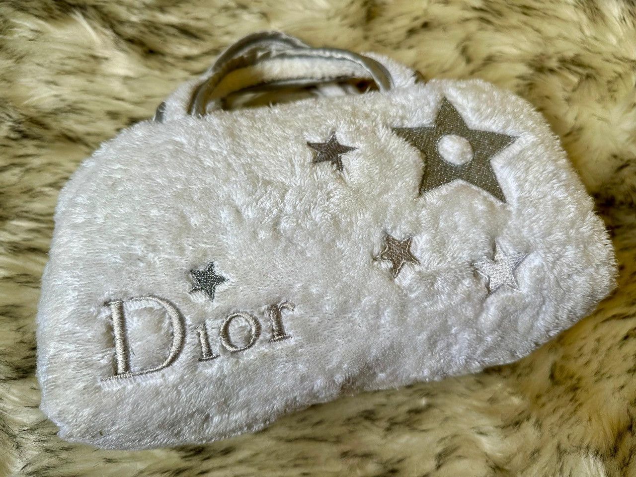 Dior Authentic Christian Dior Star Terry Cloth Bag Size ONE SIZE - 6 Thumbnail