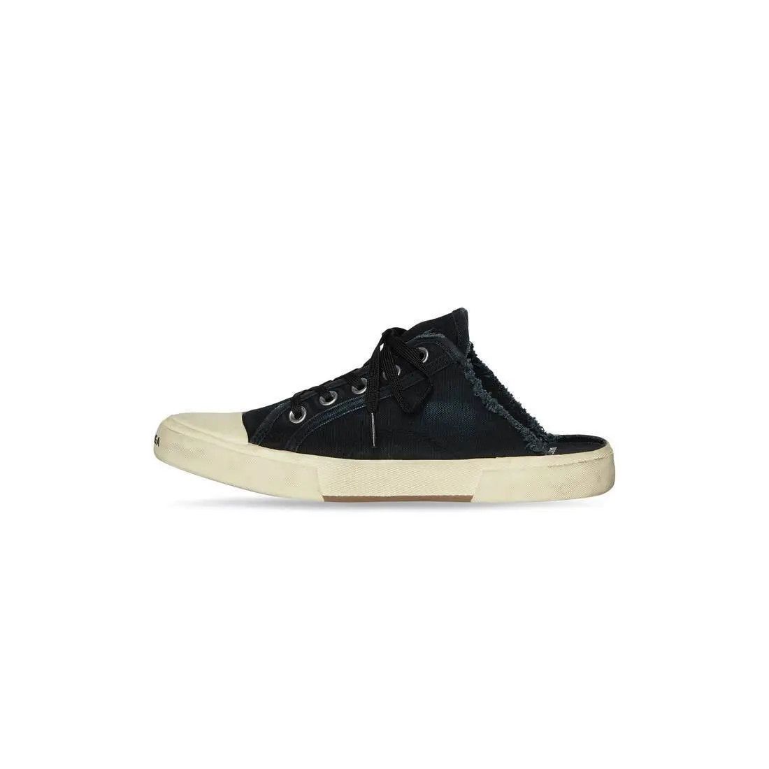 Balenciaga o1bcso1str0625 Paris Mules in Black Size US 6 / EU 39 - 4 Thumbnail