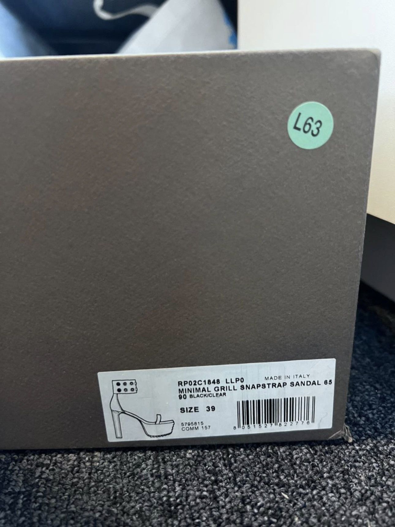 Rick Owens Rick Owens 23ss Munimal Grill Leather Platform Sandals Heels Size US 8 / IT 38 - 12 Thumbnail