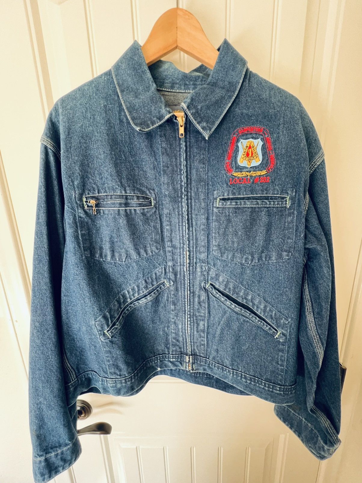 ジャケット・アウター OSHKOSH DenimJacket Blouson Used Sunfade C94B22EC-322B-4B40-BB67-