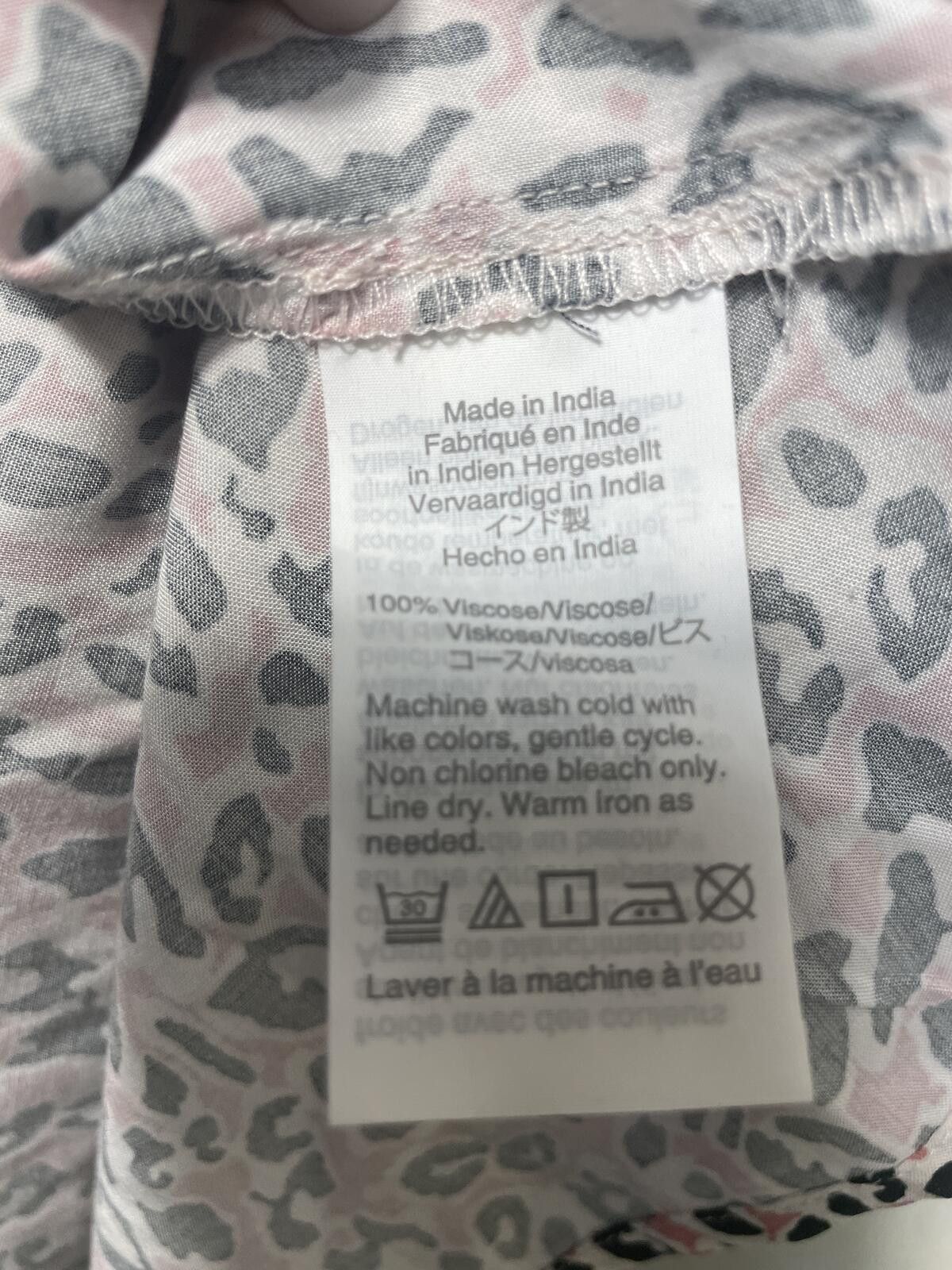 J.Crew J.Crew Women's Small Pink Leopard Print Wrap Dress Maxi EUC Size S / US 4 / IT 40 - 7 Thumbnail