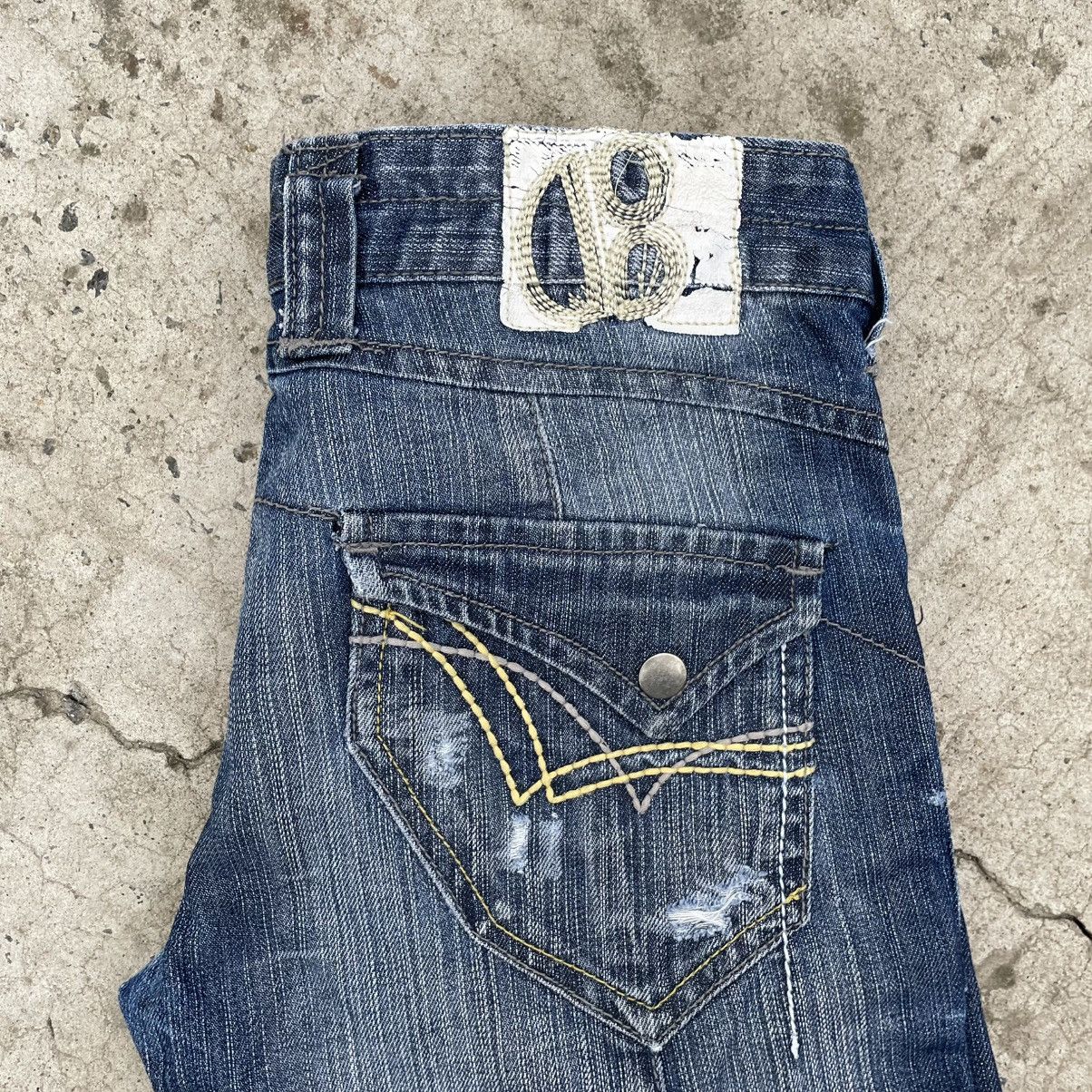 Levi's Made & Crafted Vintage Crafted Crazy Fit Women’s Flared Jeans Y2K Punk Rave Size 28" / US 6 / IT 42 - 14 Thumbnail