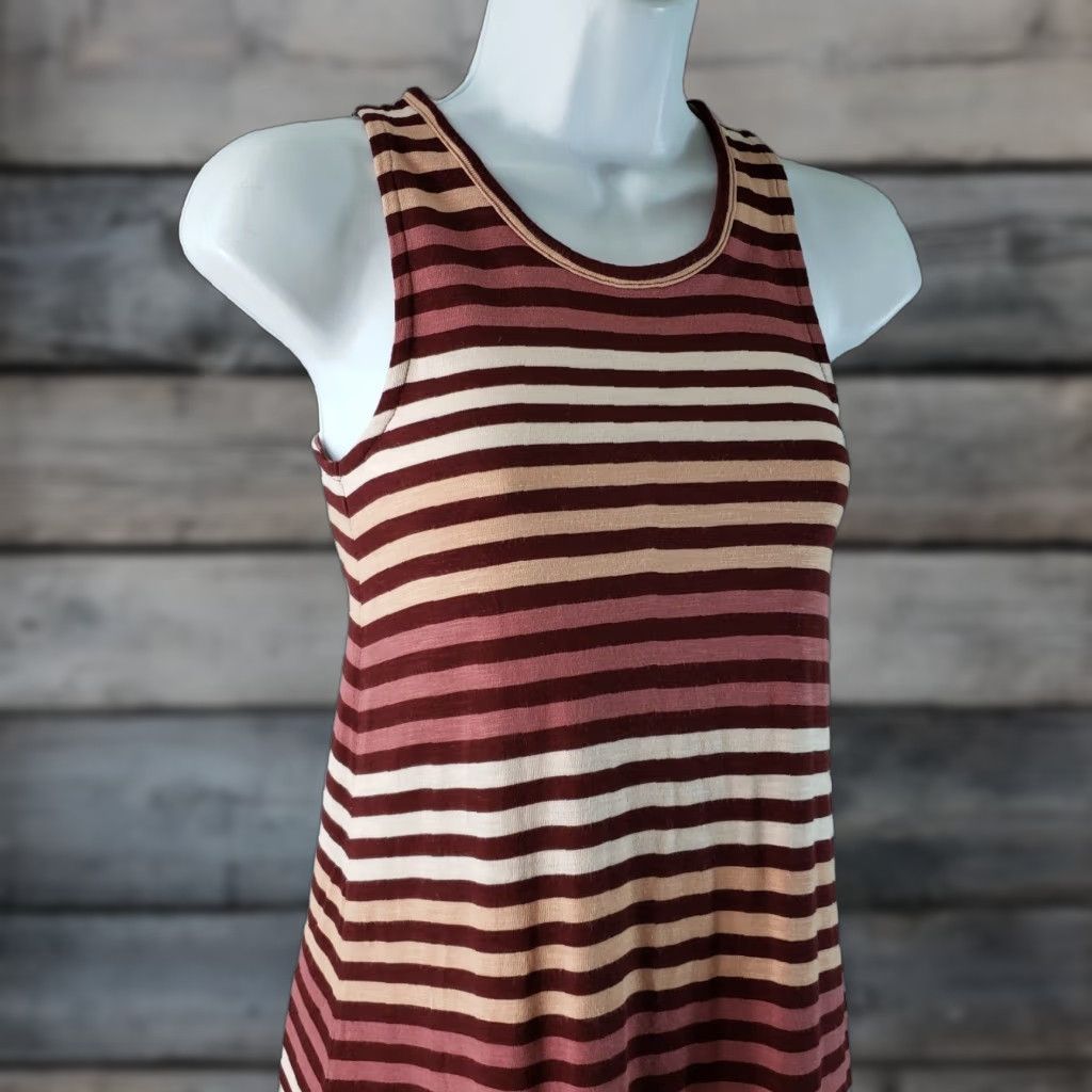 Madewell Madewell Womens Tank Dress in Sulley Stripe Sz 2XS Red Short Sleeveless Pullover Casual Vintage: No Size XXS / US 00 / IT 34 - 1 Thumbnail