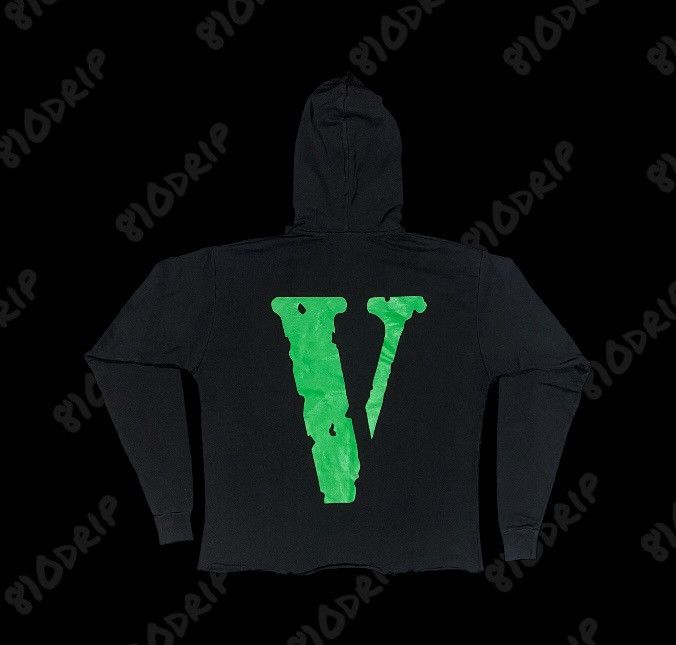 Vlone Vlone Green Friends Hoodie Black (S) Size US S / EU 44-46 / 1 - 2 Thumbnail