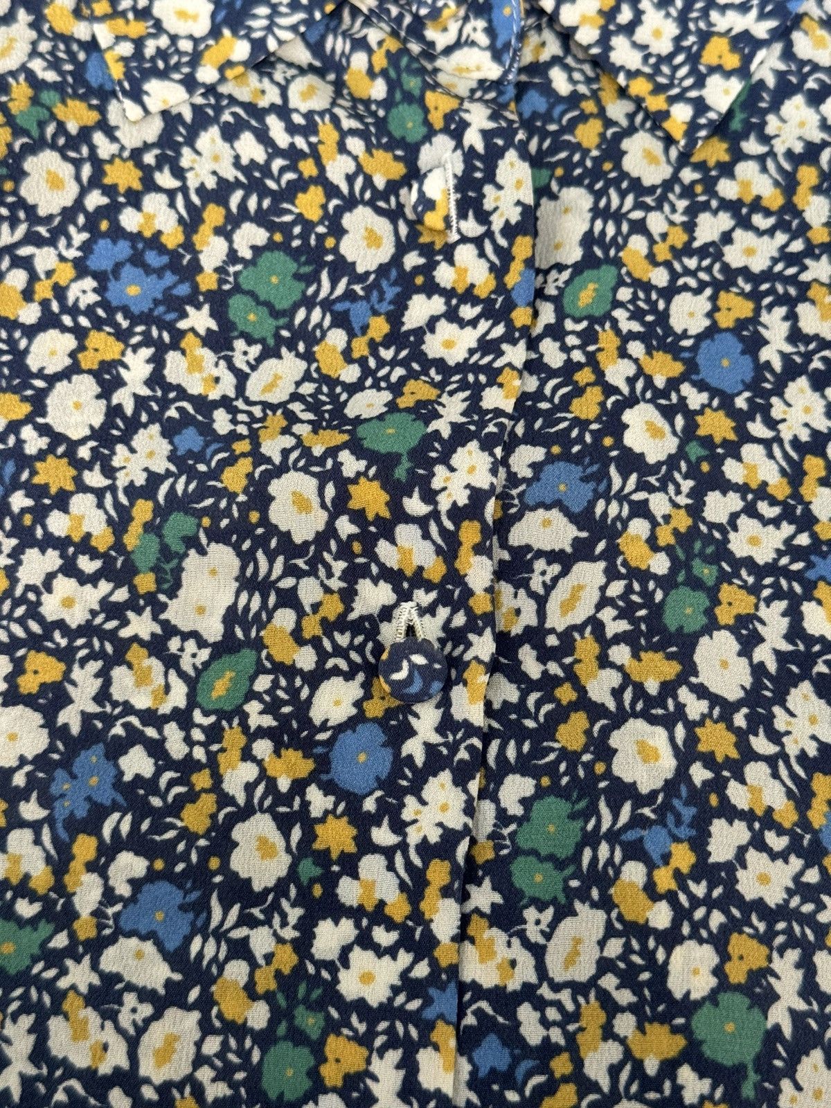 Max Mara × Weekend Max Mara Max Mara Weekend 100% silk floral pattern blouse shirt Size M / US 6-8 / IT 42-44 - 7 Thumbnail