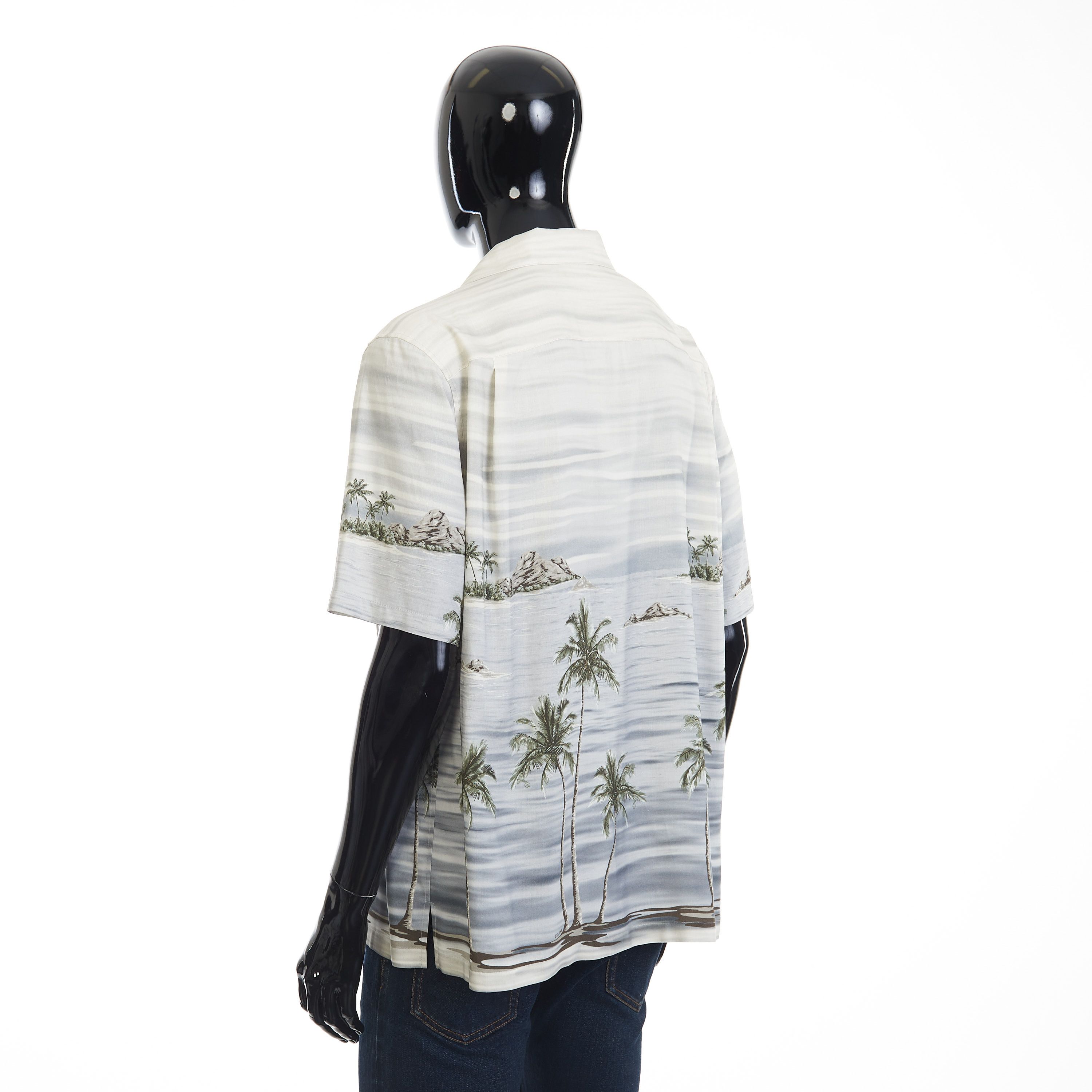 Celine Loose Hawaiian Shirt - Archipelago Print Viscose Size US M / EU 48-50 / 2 - 4 Thumbnail