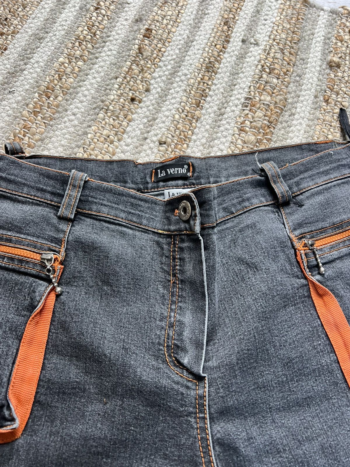 Japanese Brand × Seditionaries Vintage Japanese cargo denim pants Size US 30 / EU 46 - 5 Thumbnail