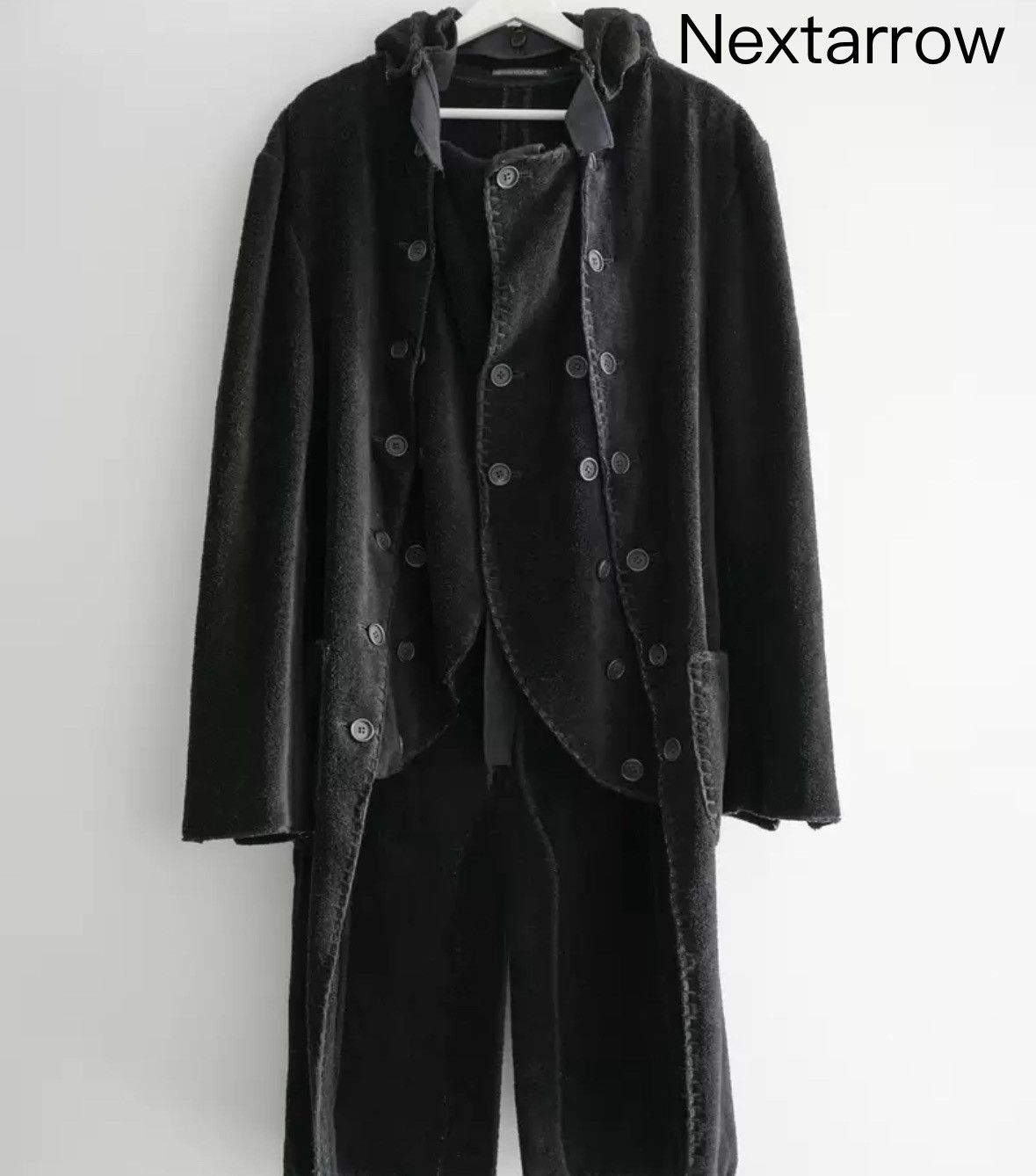 Yohji Yamamoto Yohji Yamamoto 21aw hand sewn multi button coat Size US L / EU 52-54 / 3 - 1 Thumbnail
