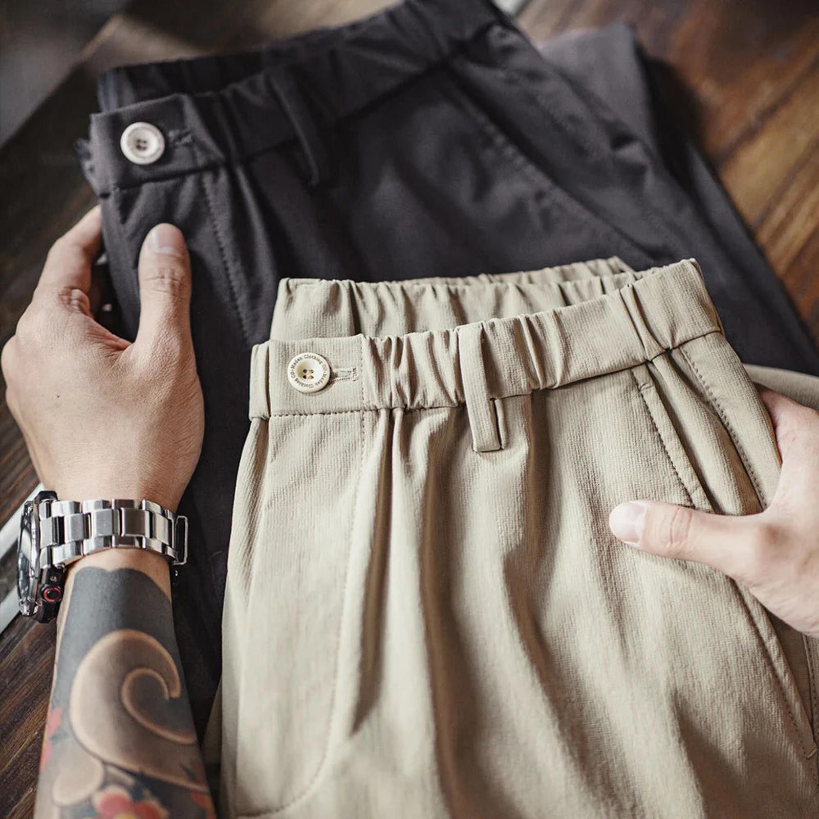 Other Crease-Resistant Tapered Pants Size US 32 / EU 48 - 11 Thumbnail