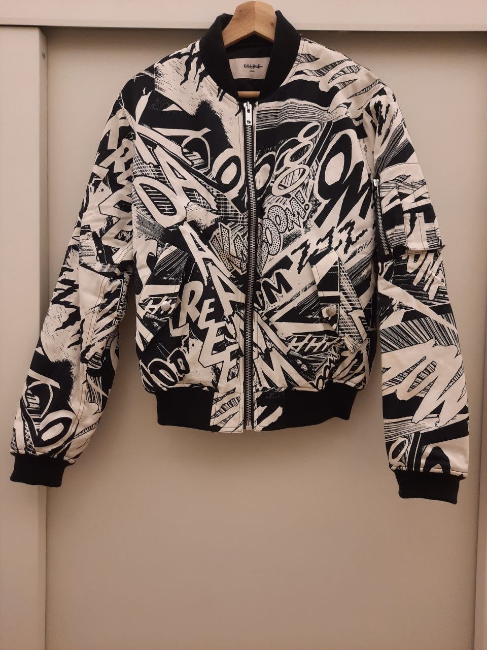 Celine SS19 Christian Marclay Bomber Jacket Size US L / EU 52-54 / 3 - 1 Thumbnail