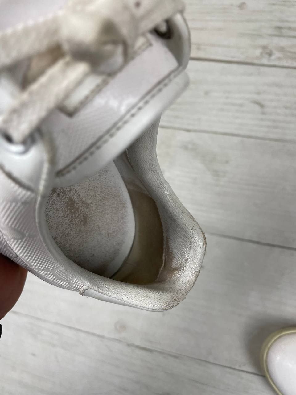 Gucci Gucci Guccissima Leather and Canvas Web Detail Sneakers Size US 8 / IT 38 - 16 Thumbnail