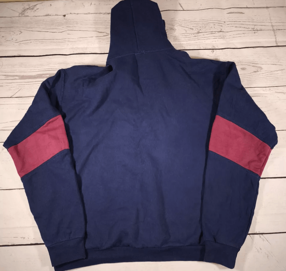 Nike Nike Rework Vintage Hoodie Medium Red And Blue Size US L / EU 52-54 / 3 - 2 Thumbnail