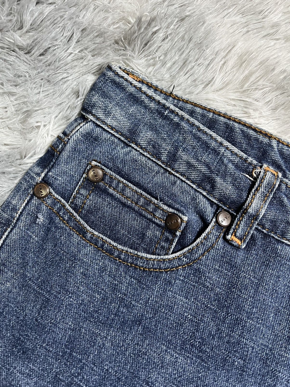 W&LT Vintage Wild and Lethal trash flare jeans Size 28" / US 6 / IT 42 - 5 Thumbnail