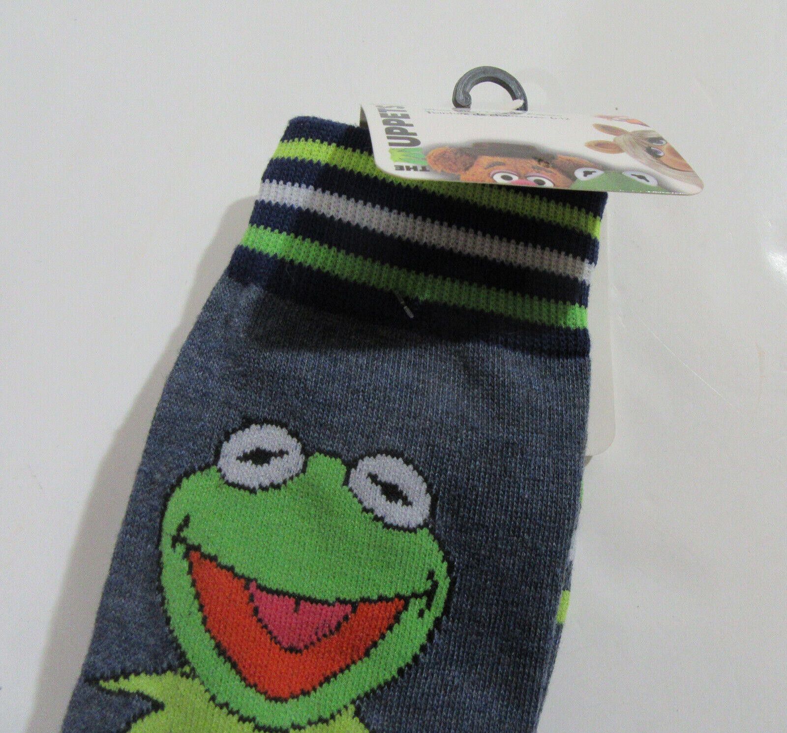 Designer Disney Muppets Kermit Socks Blue 1 Single Pair Size ONE SIZE - 3 Thumbnail