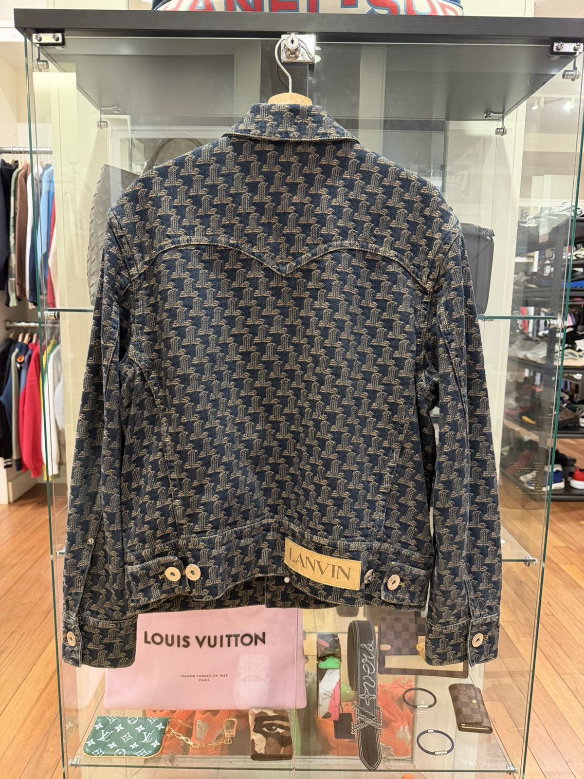 Lanvin Lanvin Monogram Denim Jacket Size US M / EU 48-50 / 2 - 2 Thumbnail