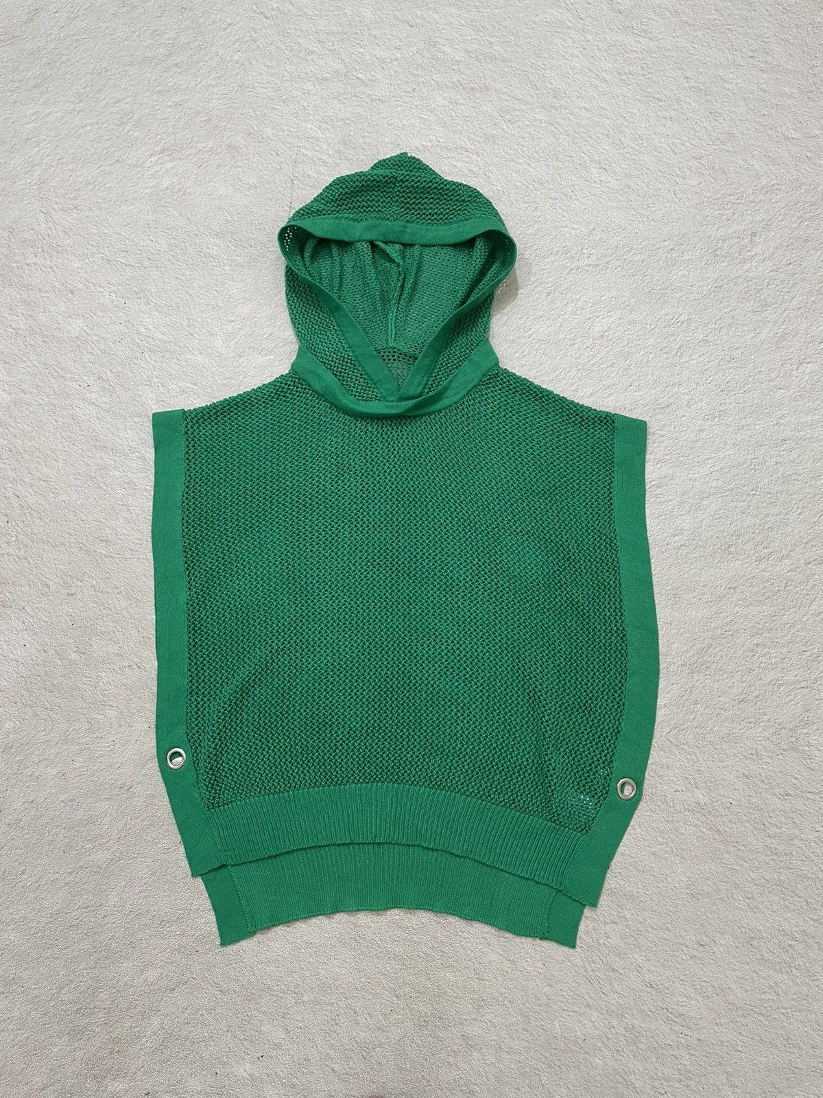 If Six Was Nine Issey Archival Mesh Knit Hooded Vest Techwear lgb Hysteric Size US L / EU 52-54 / 3 - 1 Thumbnail
