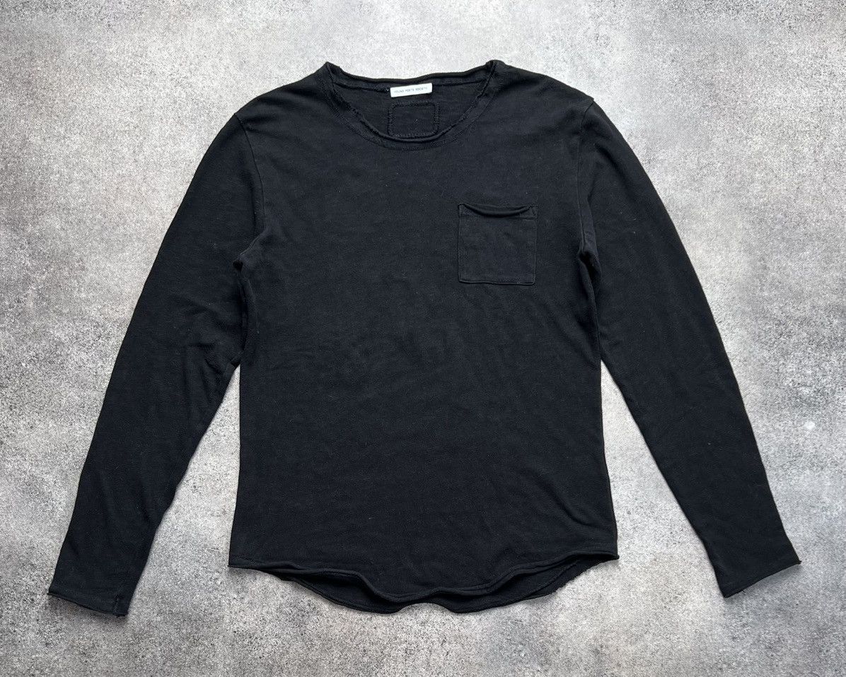 Thom Krom Young Poets Society black distressed sweater Size US M / EU 48-50 / 2 - 1 Thumbnail