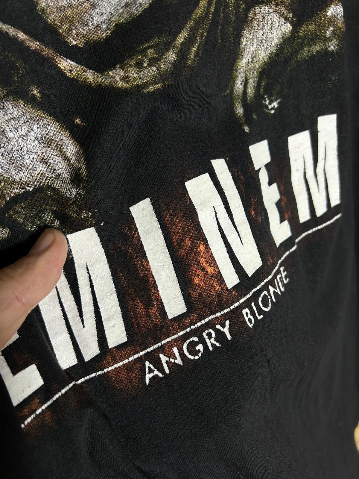 Eminem Rare Vintage 2000 Eminem Angry Blonde Tee Size US XL / EU 56 / 4 - 4 Thumbnail