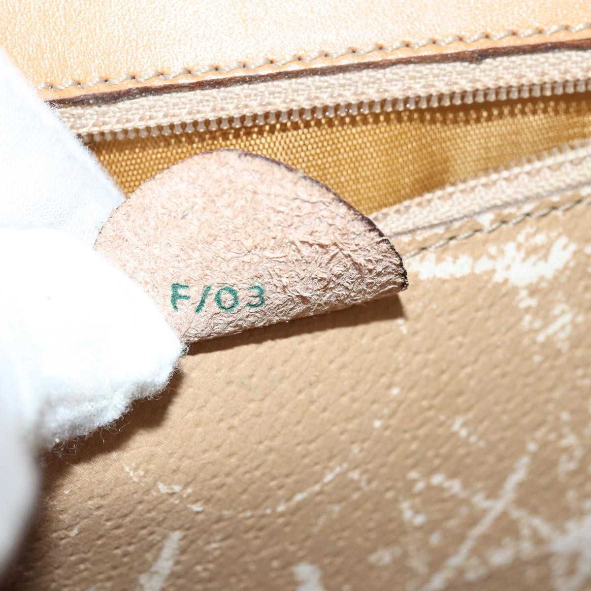 Celine CELINE Macadam Canvas Hand Bag Beige Size ONE SIZE - 13 Thumbnail
