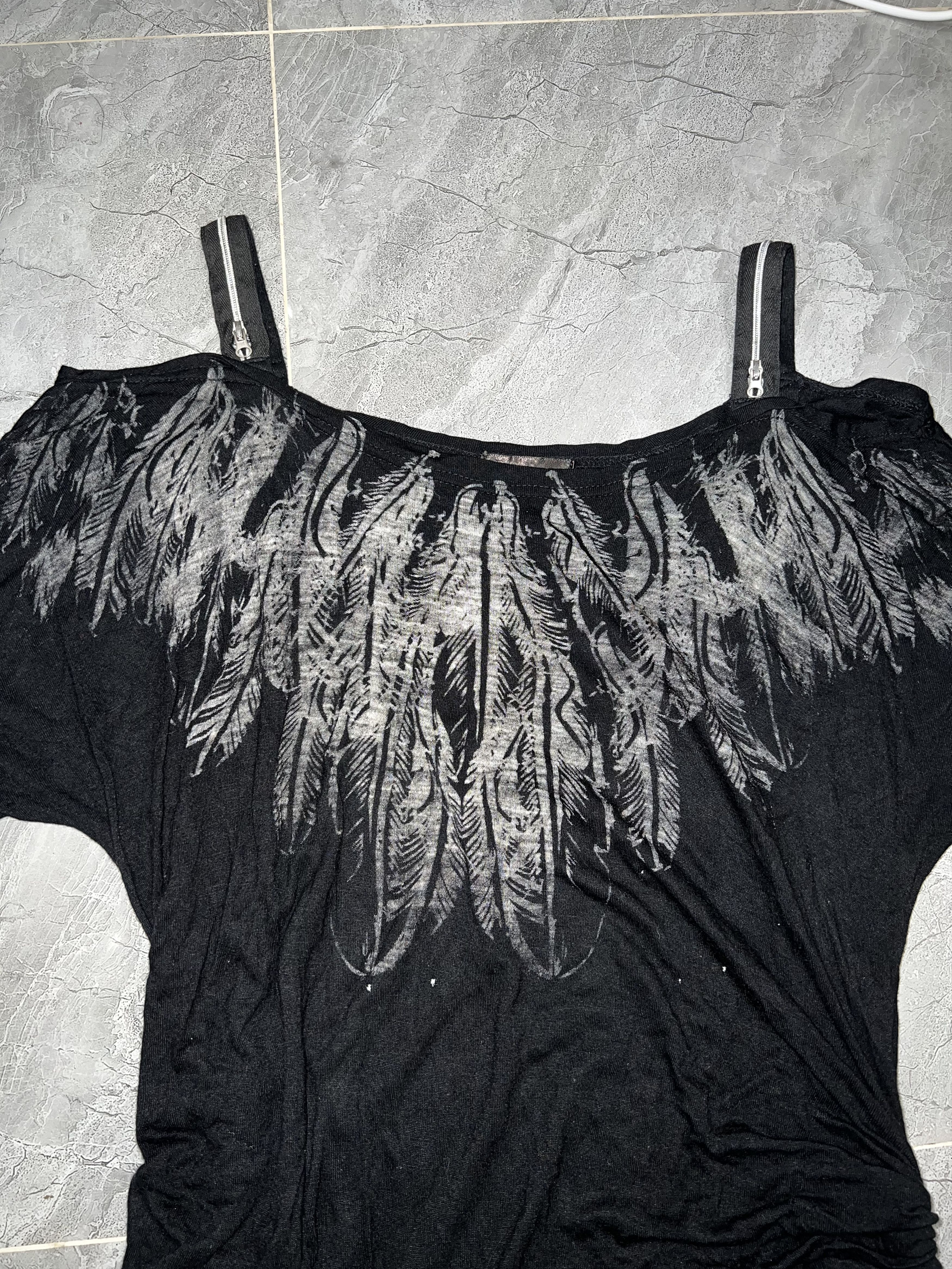 Japanese Brand Digdeep feather and wings top🪶 Size L / US 10 / IT 46 - 4 Thumbnail