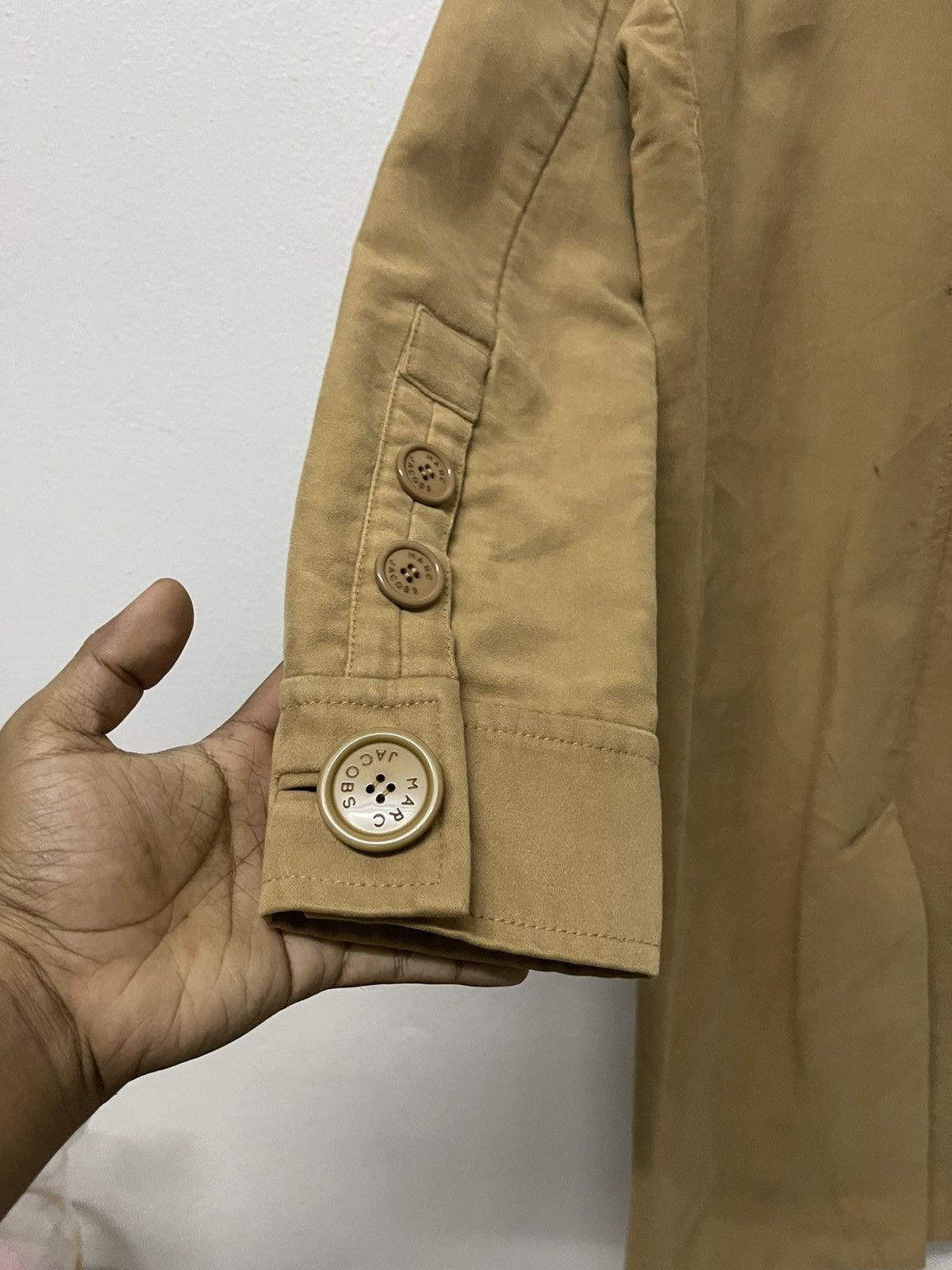 Marc Jacobs 2000s MARC JACOBS BUTTON CLOSURE TRENCH COAT Size M / US 6-8 / IT 42-44 - 11 Thumbnail