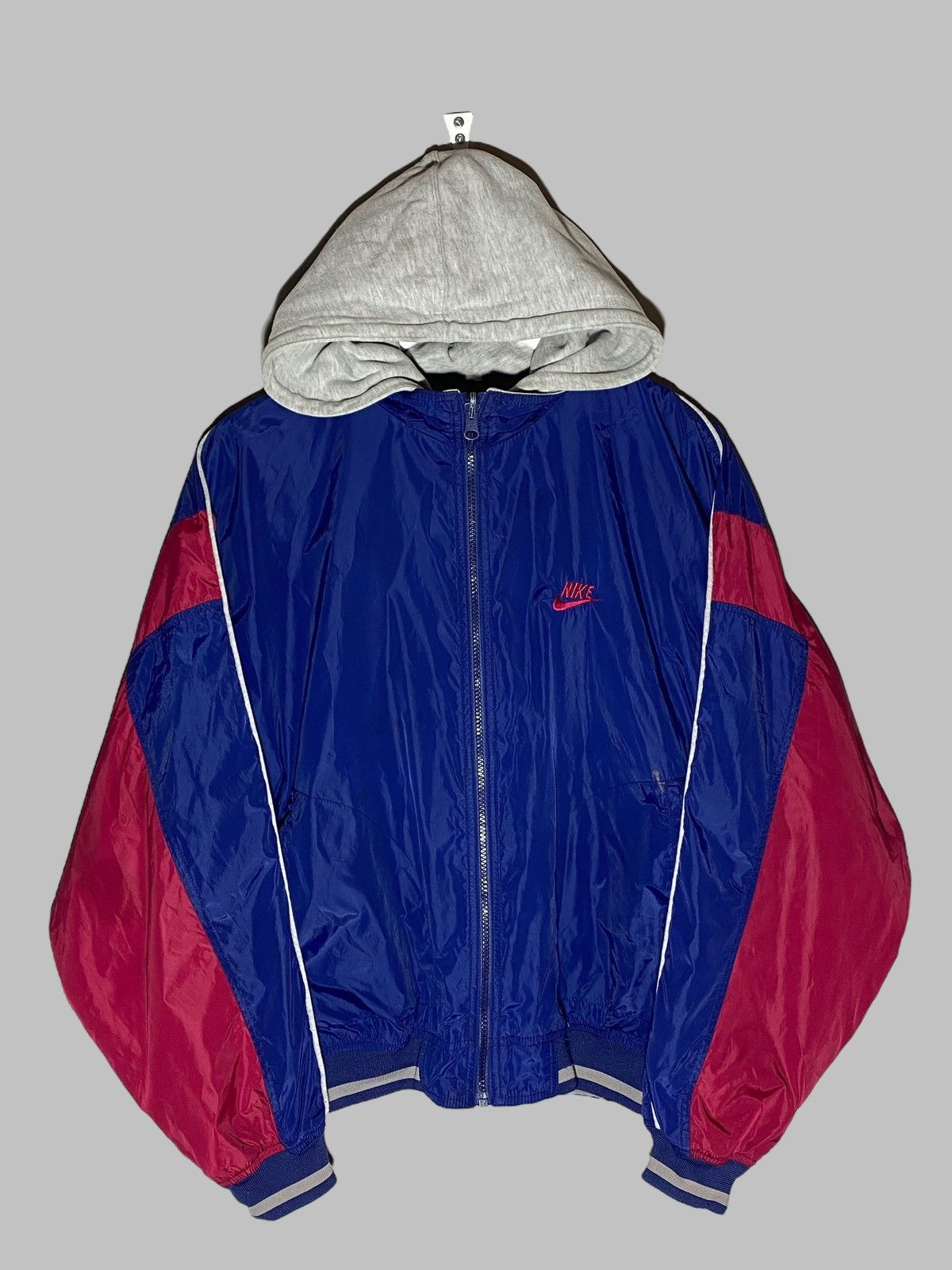 Nike Vintage 2000s Nike Swoosh Logo Reversible Jacket Size US M / EU 48-50 / 2 - 3 Thumbnail