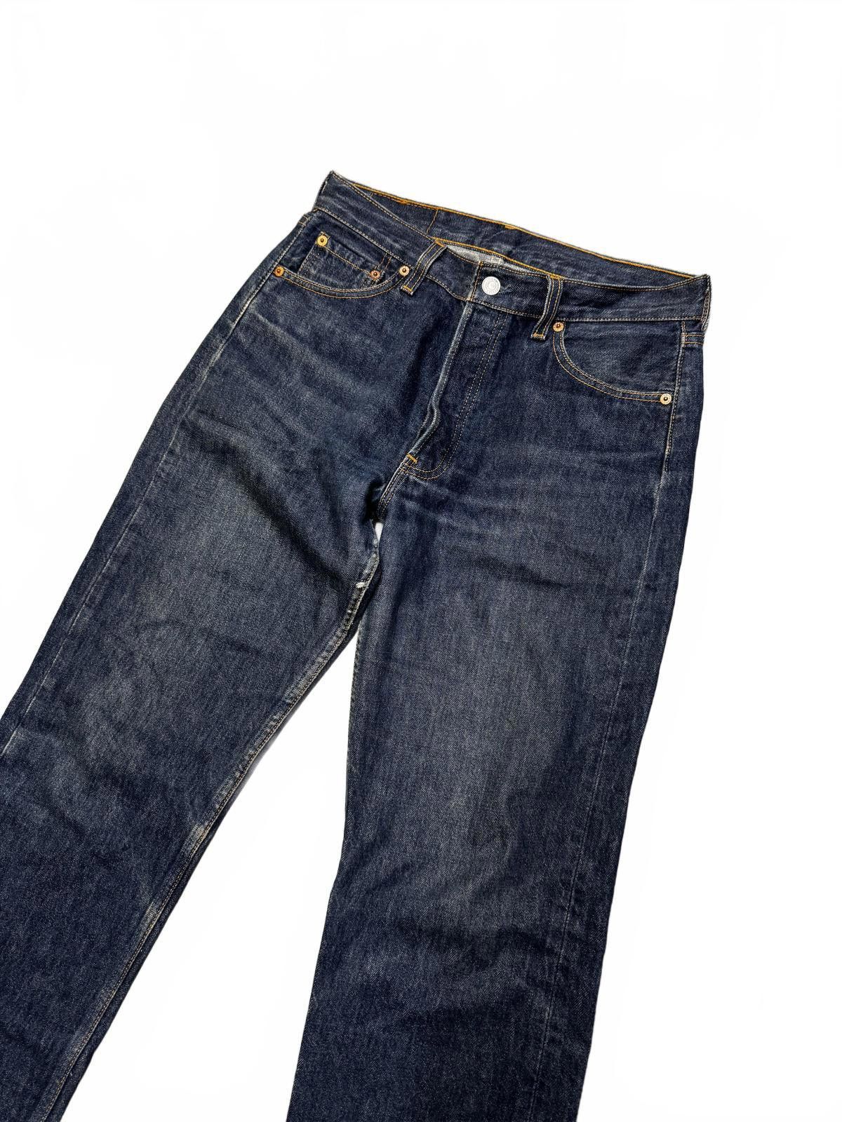 Designer Levi's 501 Men's Jeans W30 L34 Dark Wash Straight Leg Size US 30 / EU 46 - 3 Thumbnail
